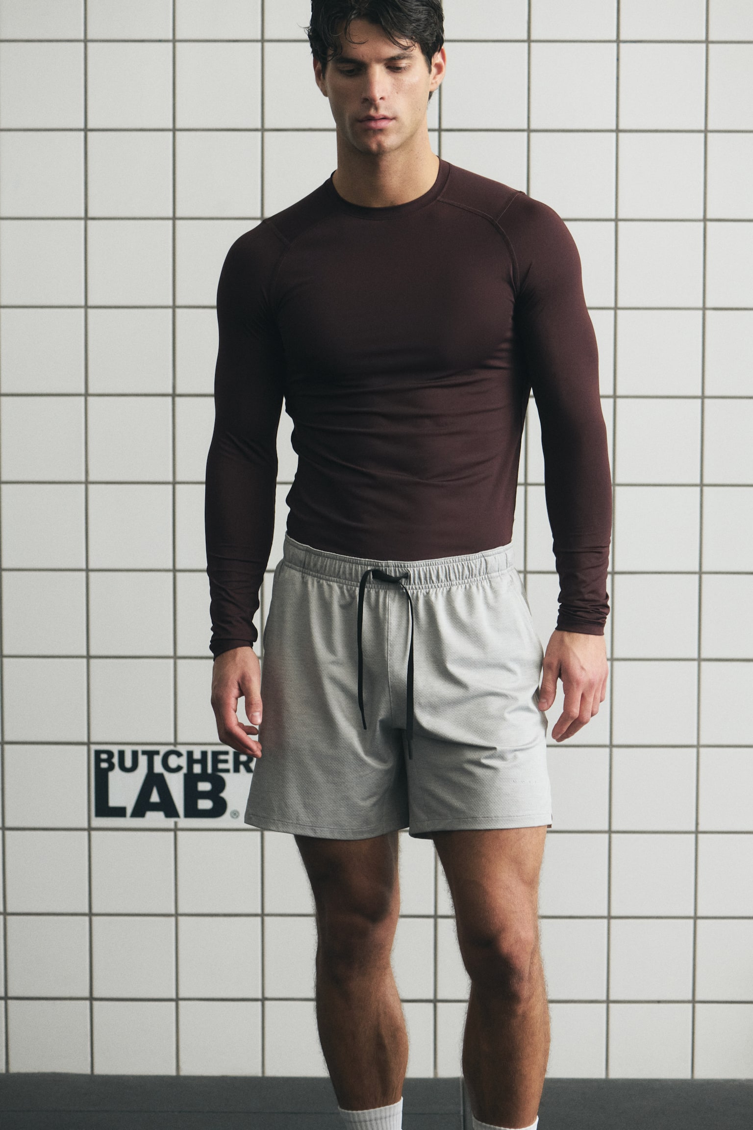 חולצת ספורט DryMove™‎ Muscle Fit‎ - חום כהה - 4