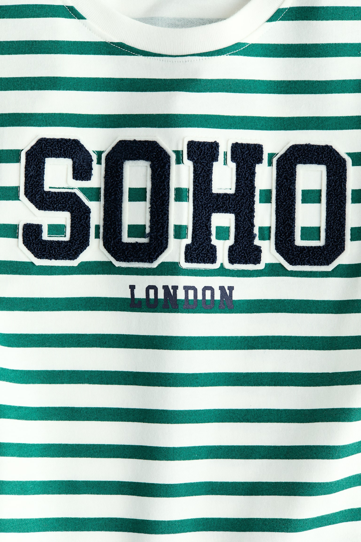 Dukserica dugih rukava sa motivima - Tamnozelena/SOHO - 2