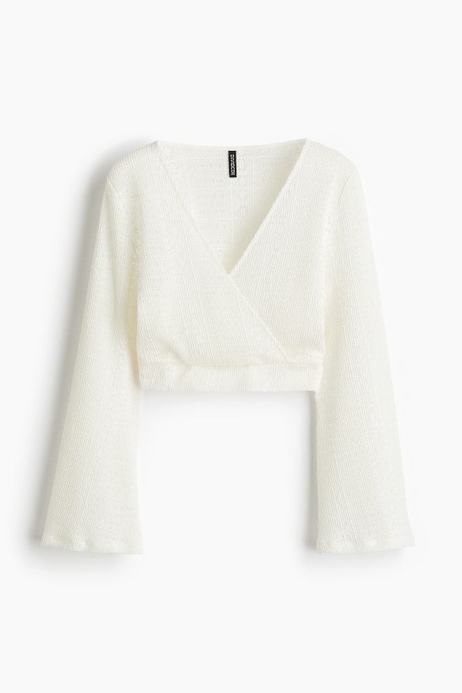 Wrap top - White - 1