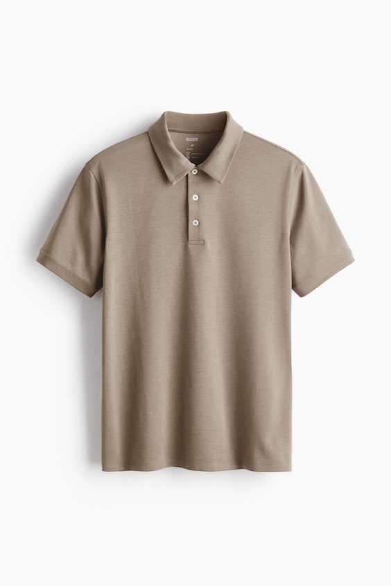 Мужские рубашки H&M Cooling Regular-Fit Polo shirt