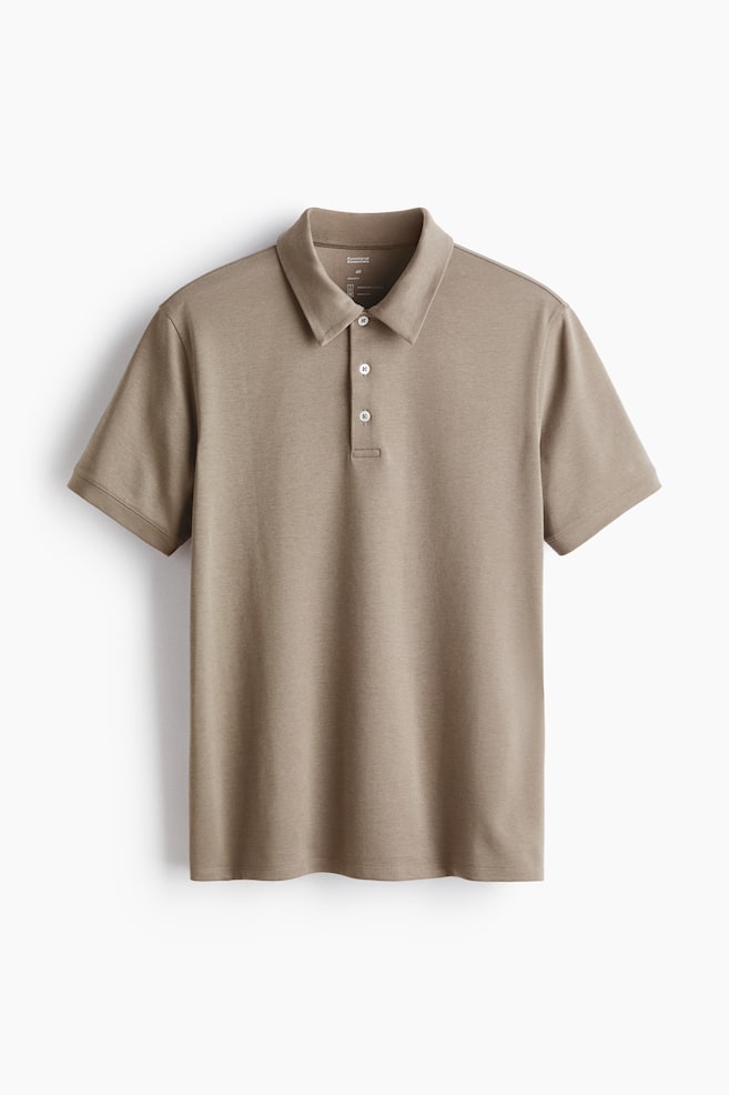 Cooling Poloshirt in Regular Fit - Beige/Schwarz/Marineblau - 1