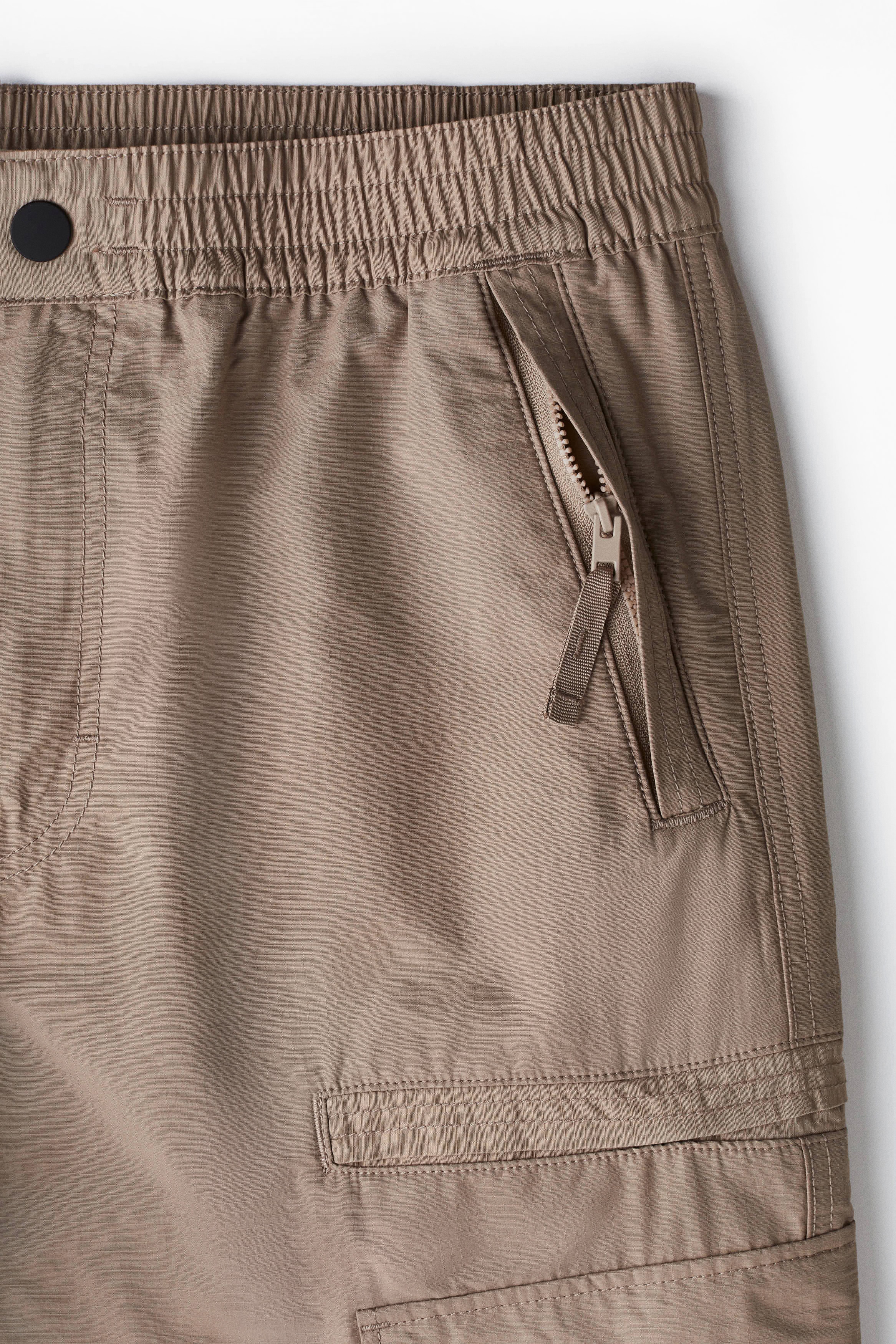 Regular Fit twill cargo trousers