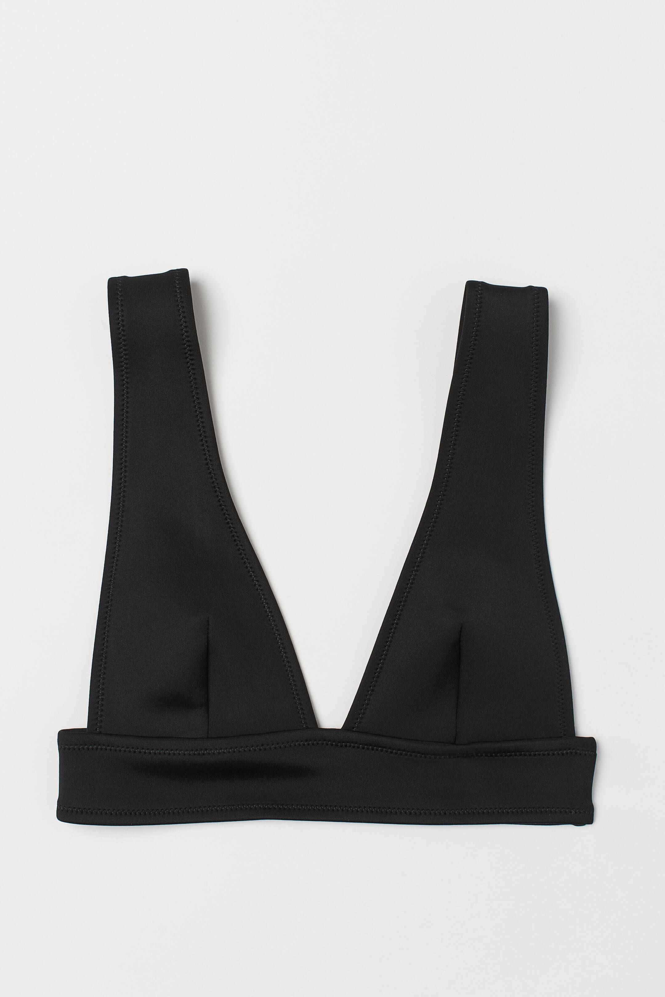 View larger image: Scuba-look Bikini Top - Black - Ladies | H&M US 1