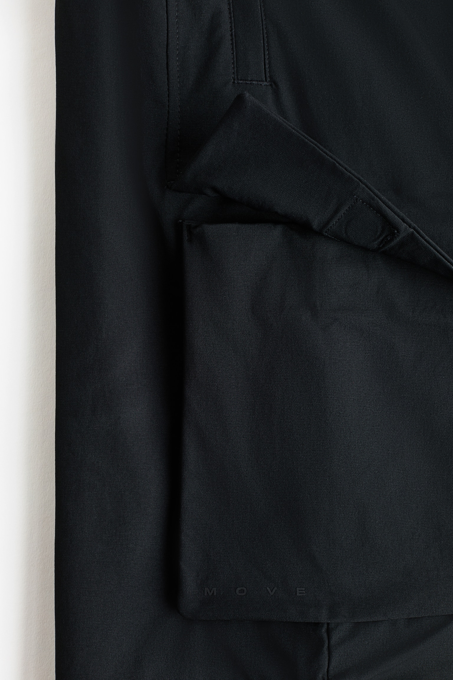 Zip off-bukser med tøndeformede ben - Sort/Kakigrøn - 5