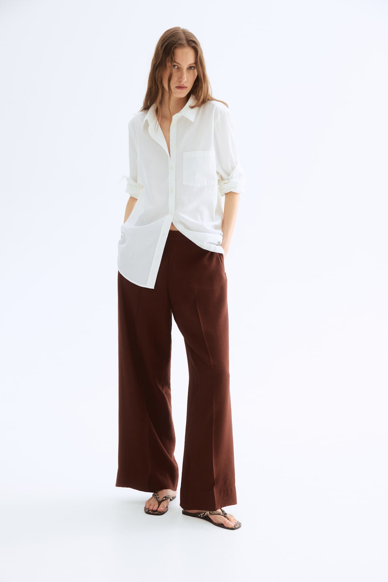 Wide trousers