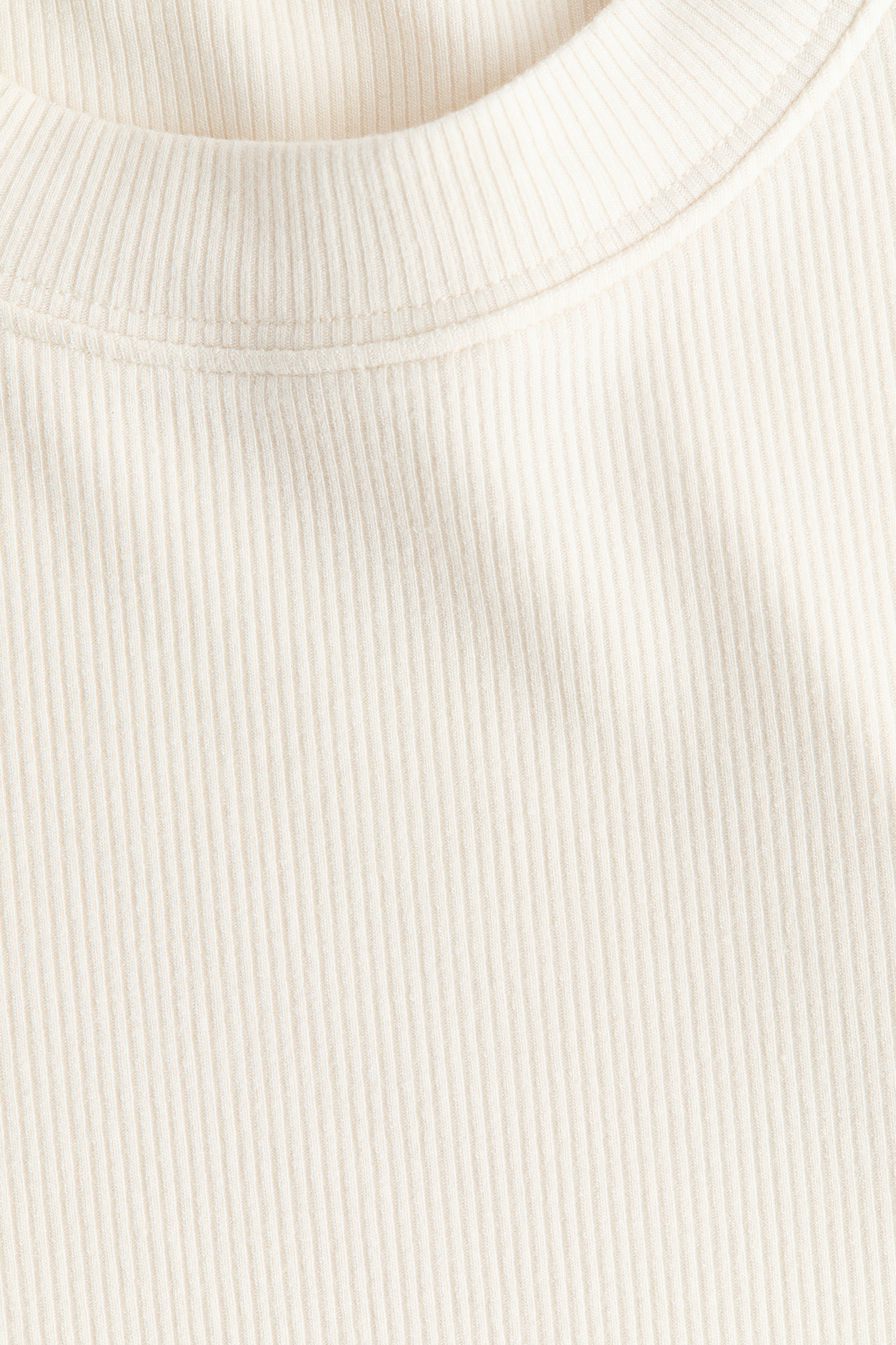 T-shirt côtelé en viscose