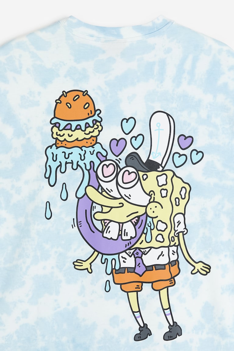 Playera Bob Camiseta Bob Esponja Y Patricio Stradivarius Loose Fit