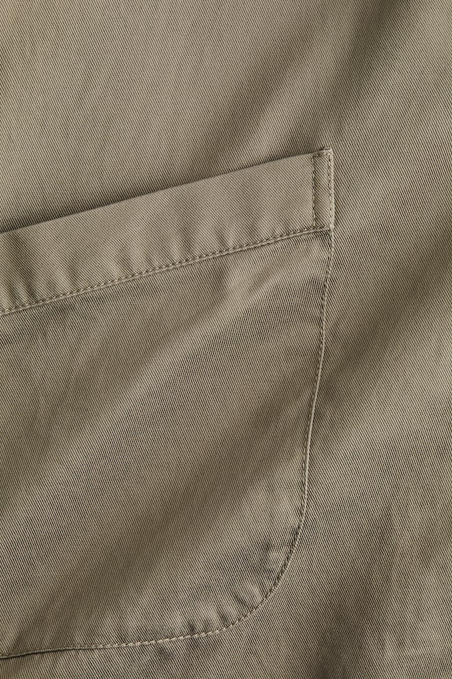 Veste en twill - Vert kaki clair/Gris charbon - 5