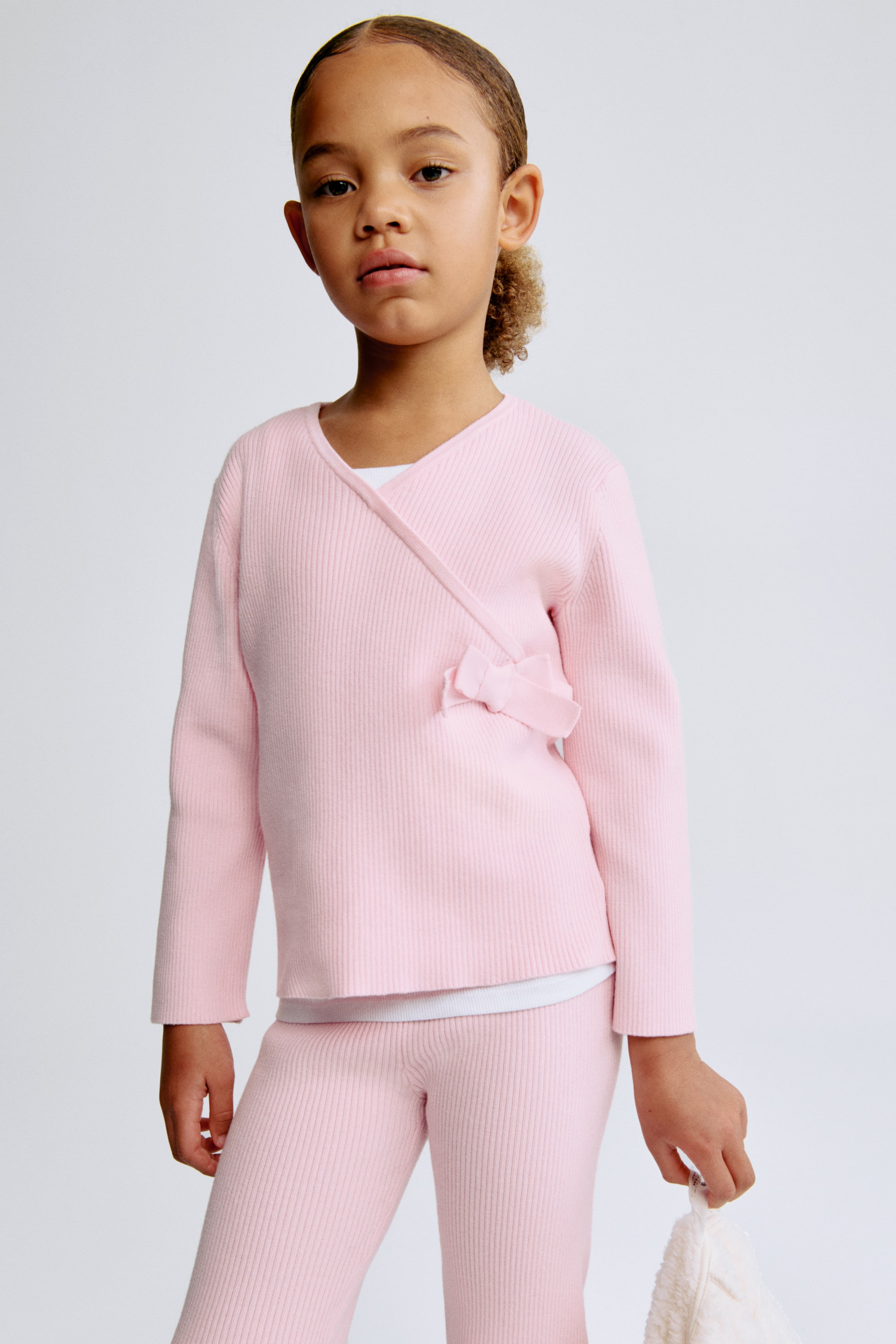 View larger image: 2-piece top and leggings set - Pink - Kids | H&M IE 2