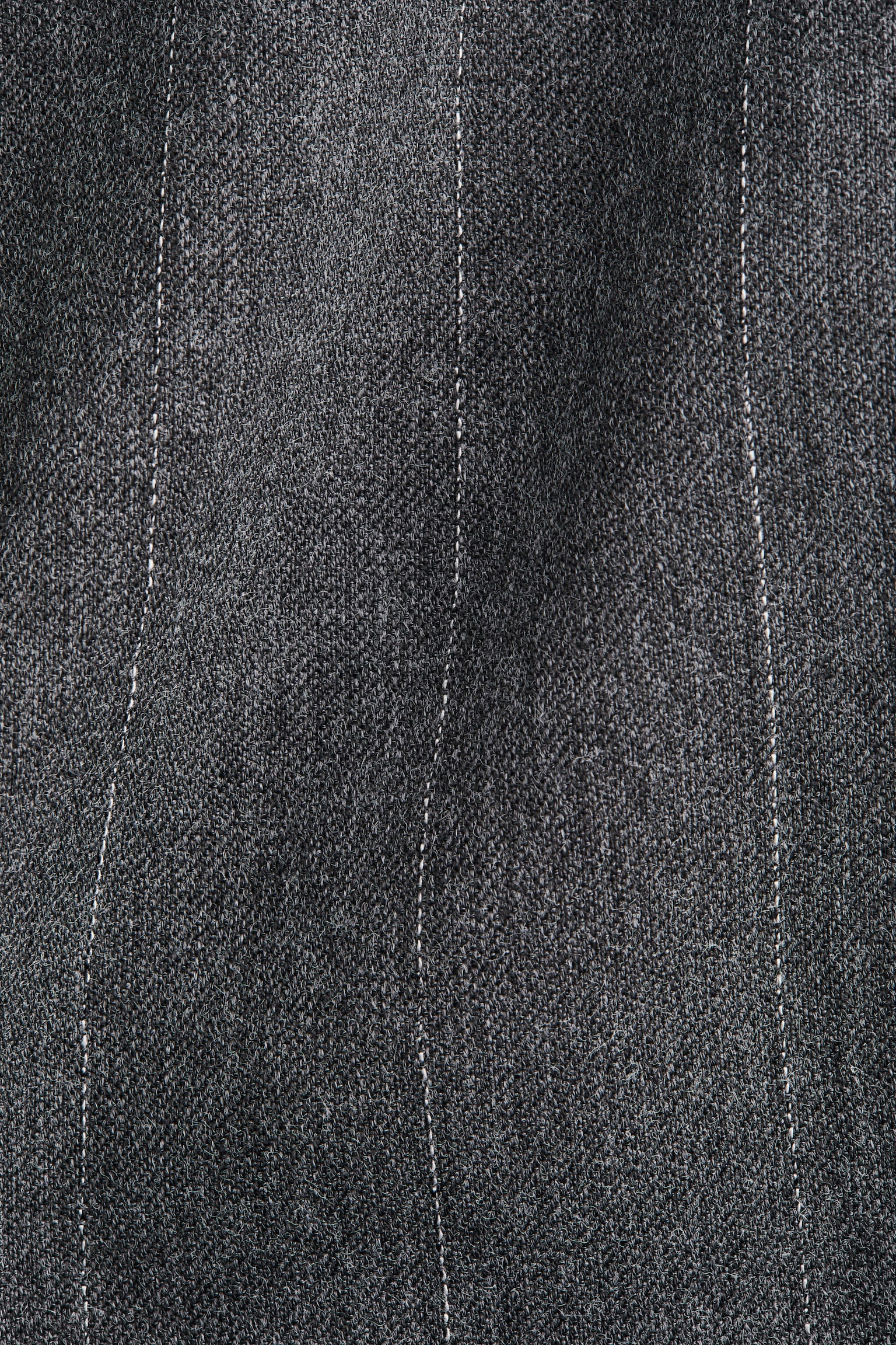 Váy với chân váy xoè - Màu xám/Kẻ nhỏ - 3