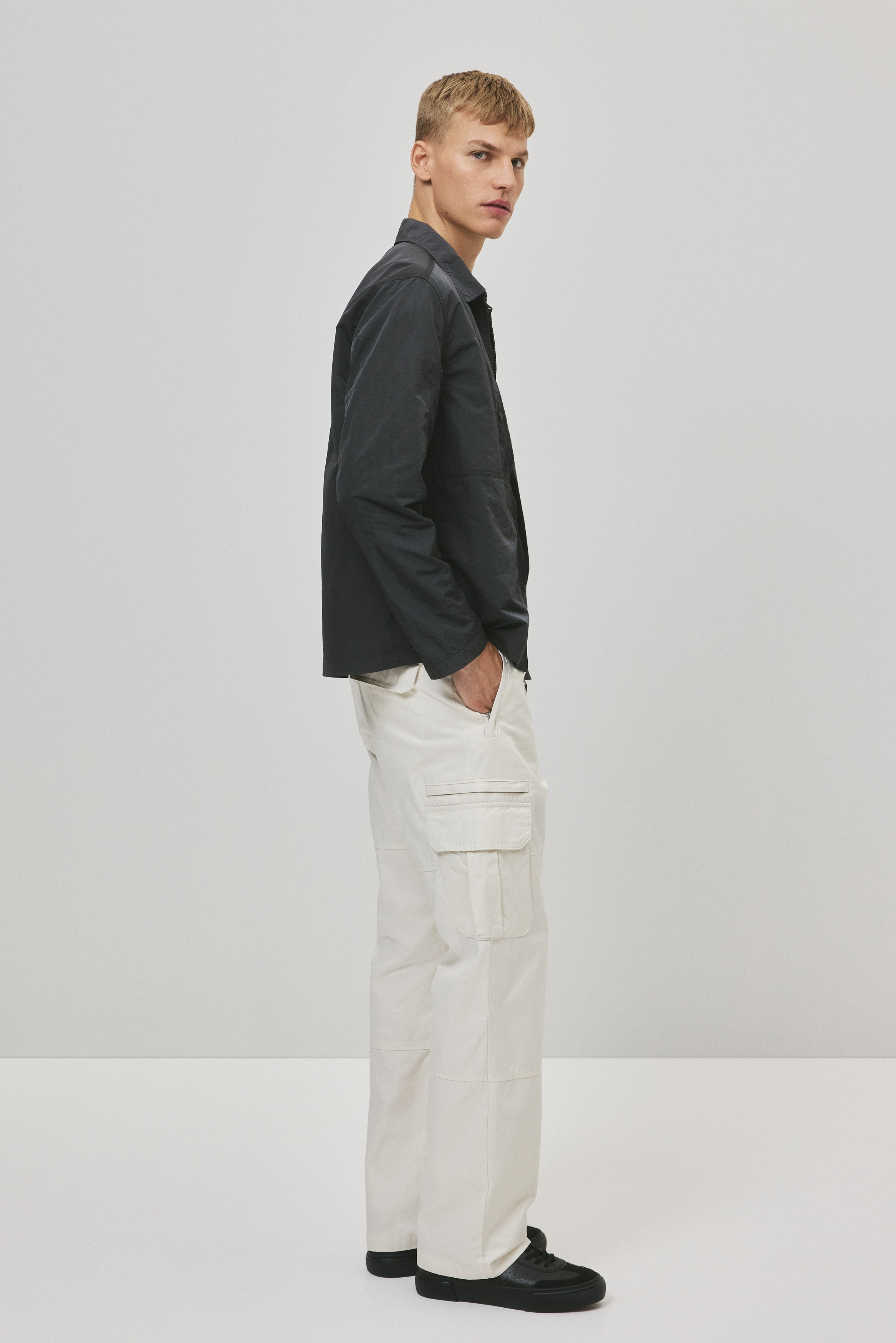 Regular Fit Nylon overshirt
