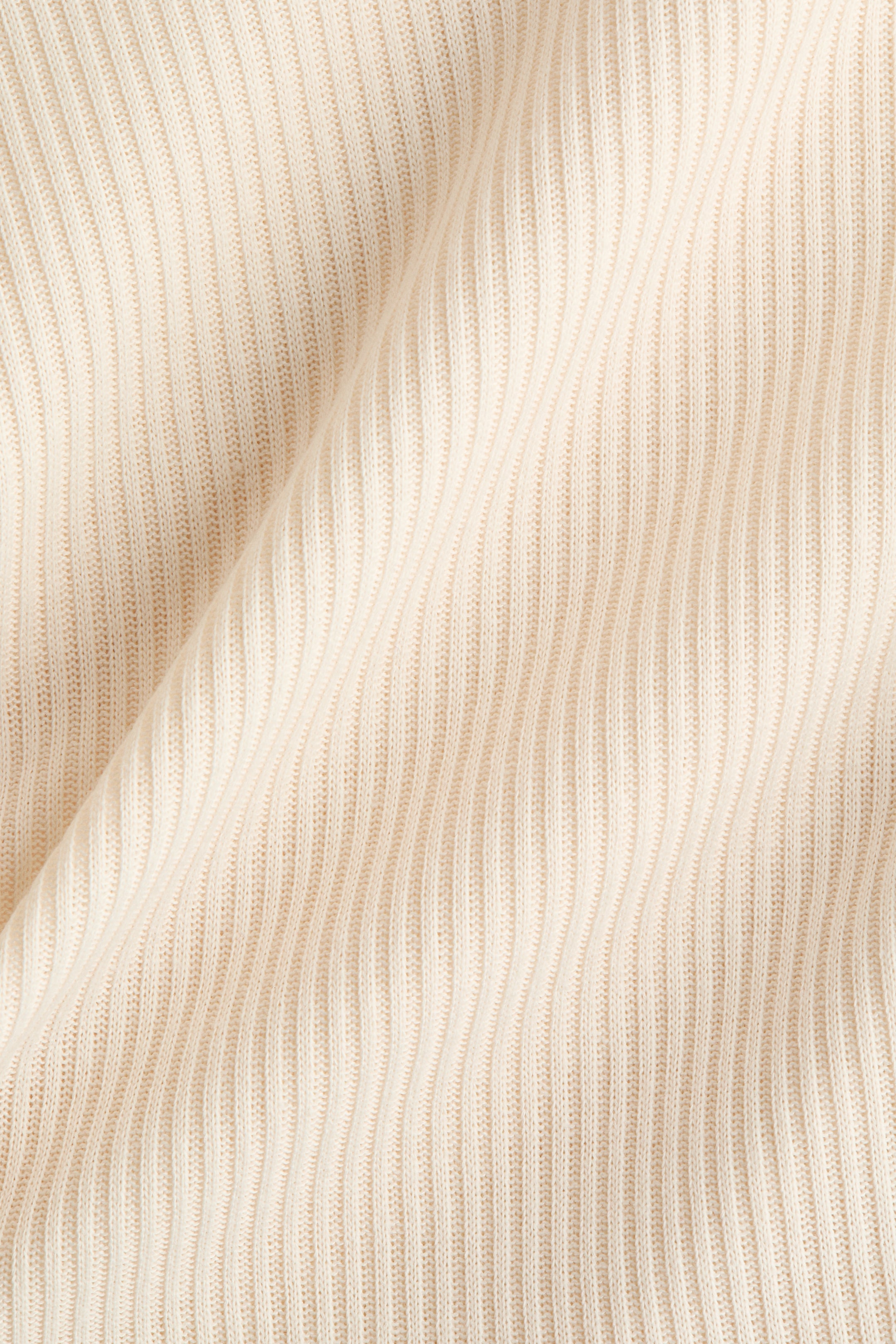 View larger image: Ribbed collared top - Light beige - Ladies | H&M IN 2