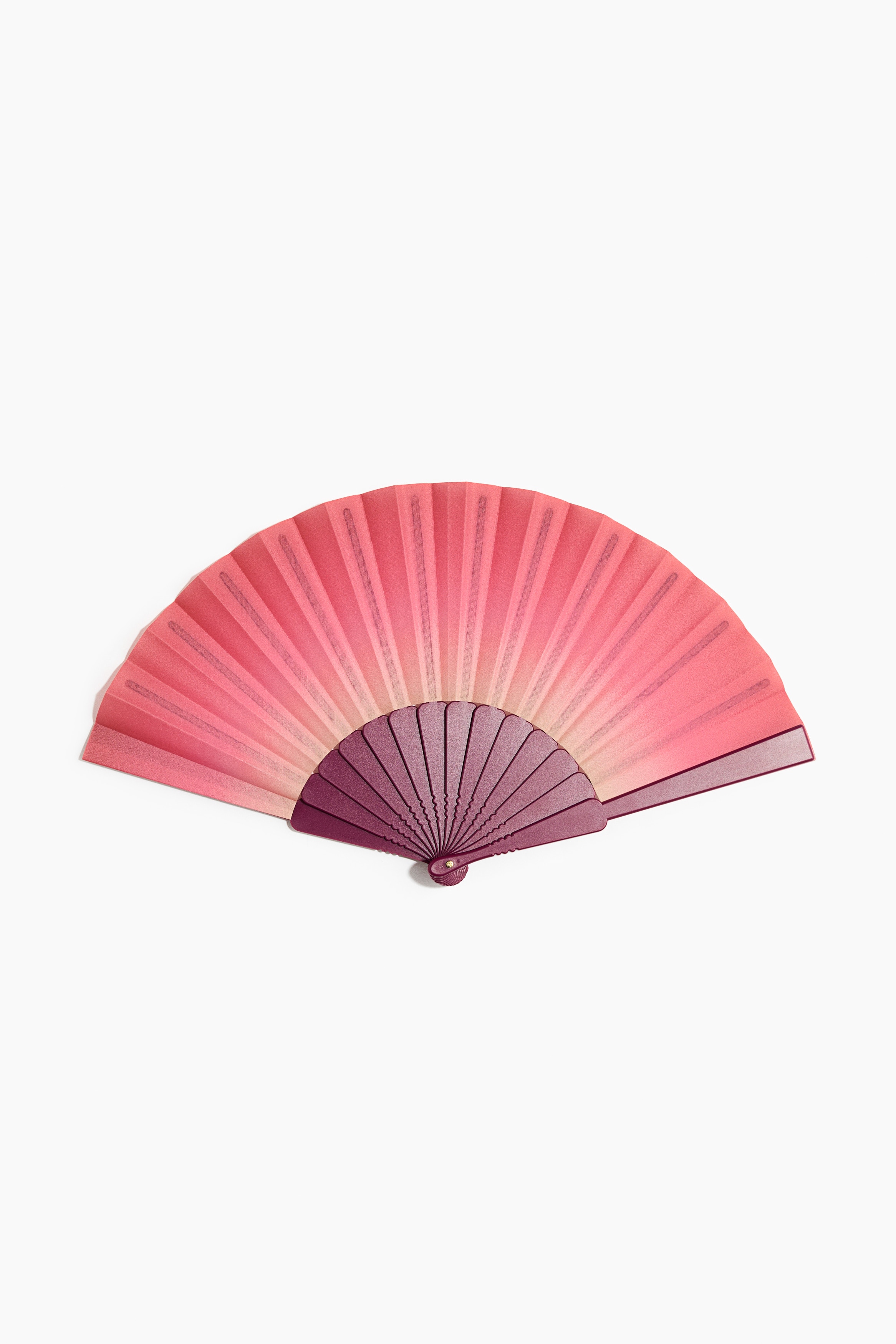 Folding fan - Dark pink
