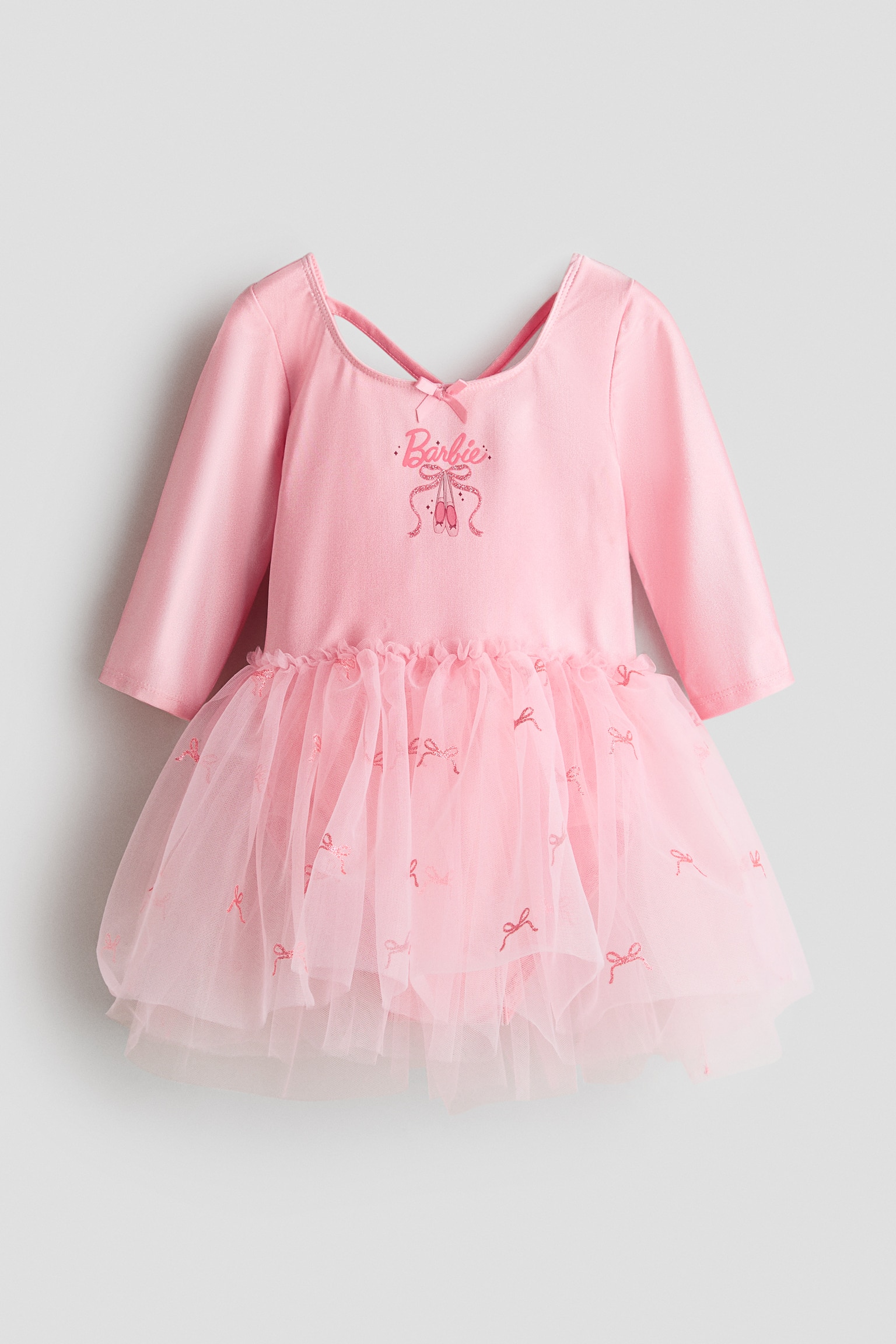 Dance leotard with tulle skirt - Pink/Barbie