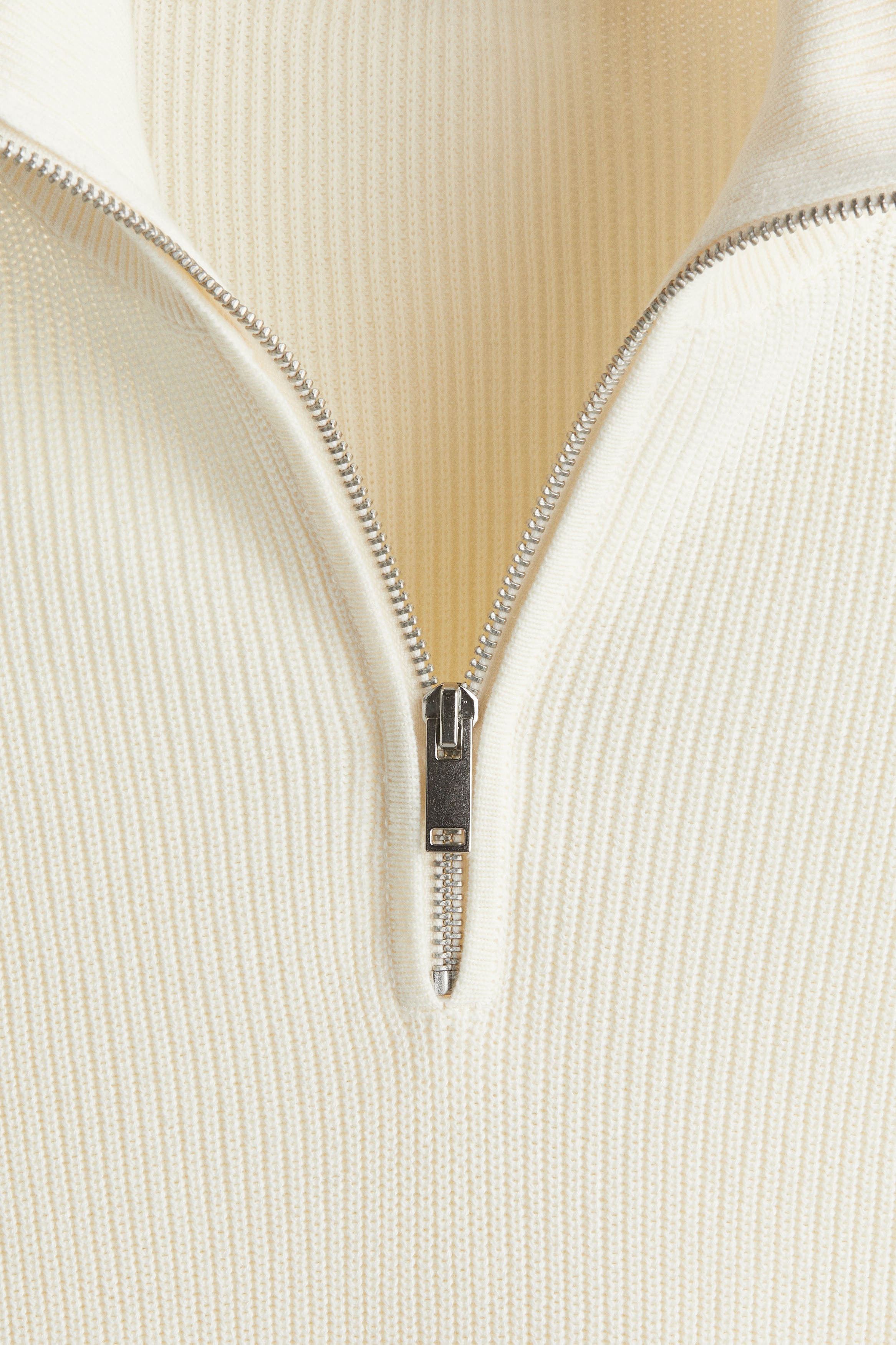 Regular Fit Zip-top jumper