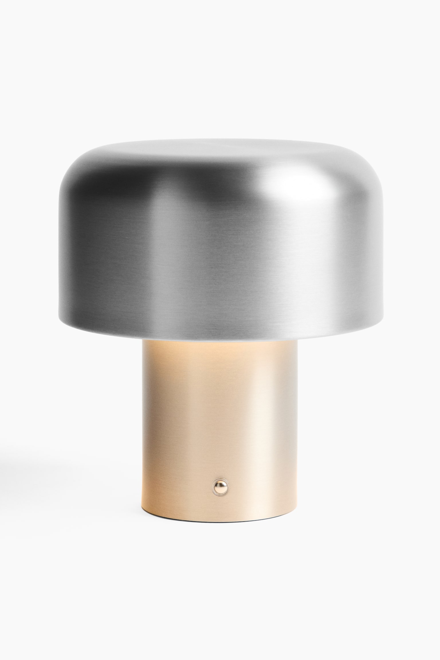 Oppladbar bordlampe - Sølvfarget/Lys beige - 7