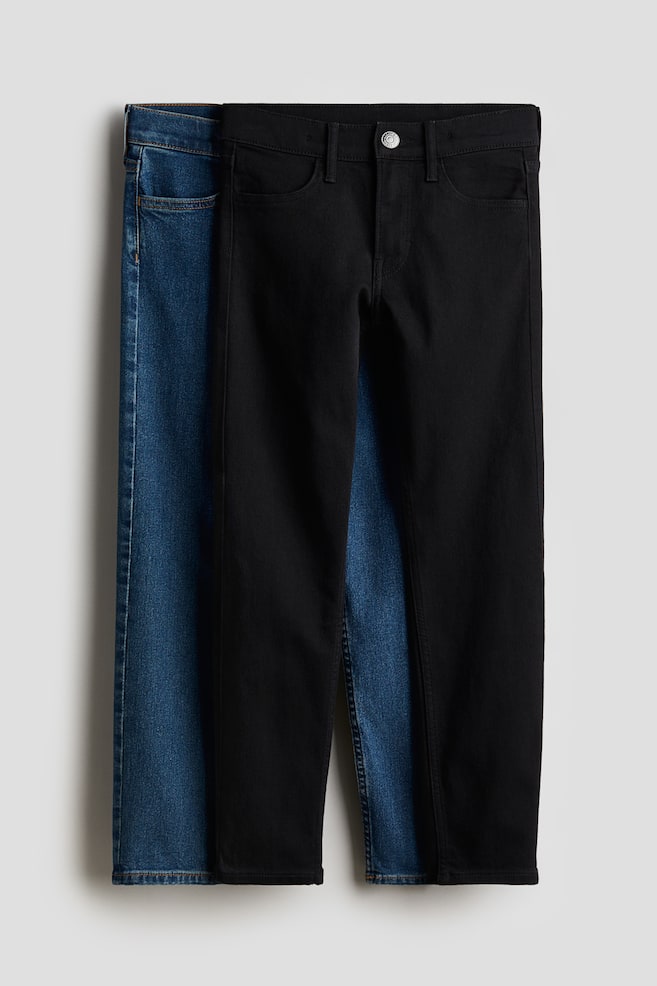 2’li Slim Fit Jeans - Kot mavisi/Siyah - 1