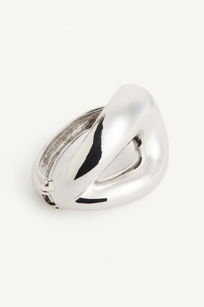 Chunky bangle - Silver-coloured/Gold-coloured - 1