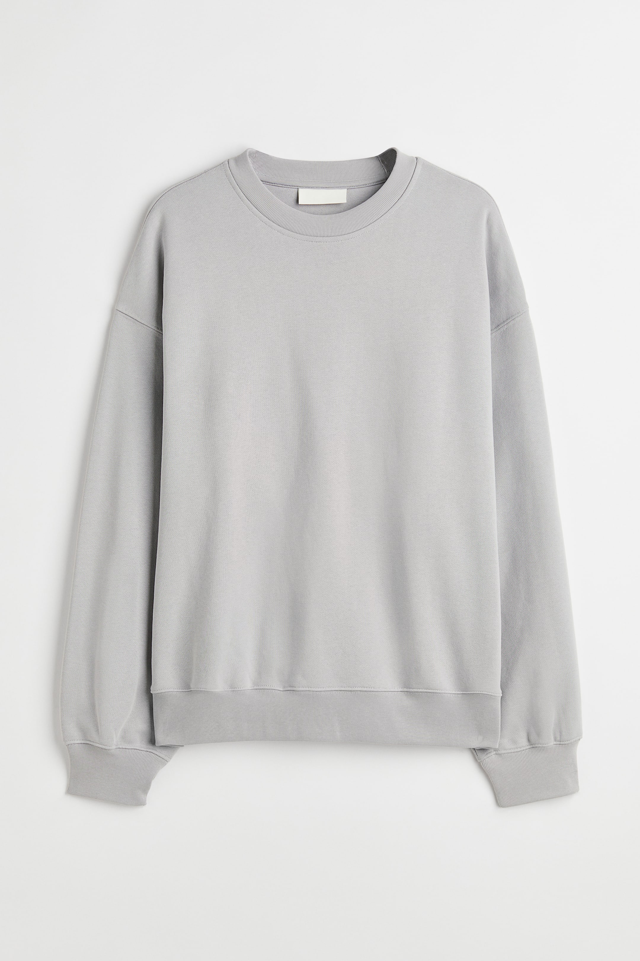 View larger image: Oversized Fit Cotton Sweatshirt - Gray - Men | H&M PH 1