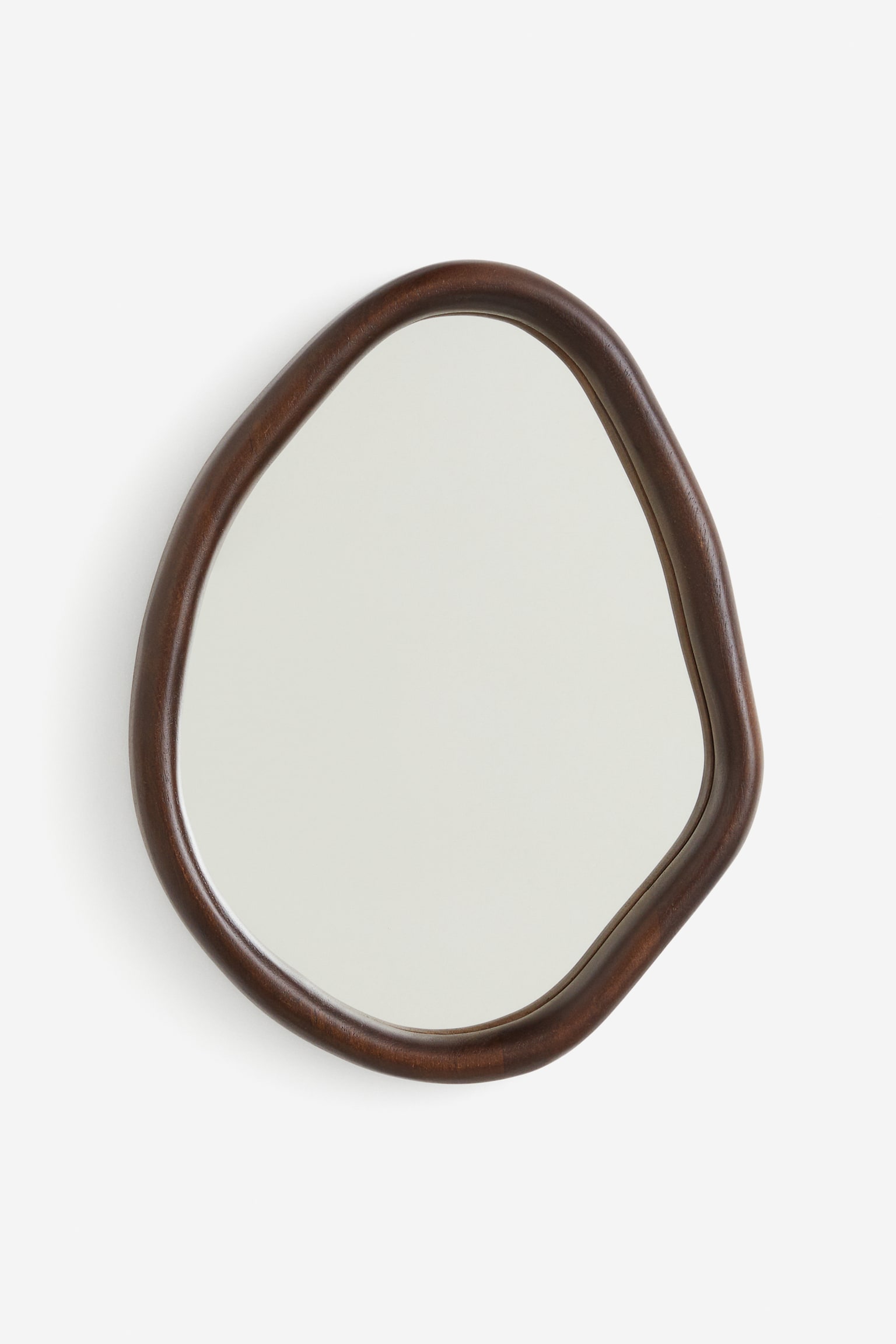 Mango wood mirror - Dark brown - 1