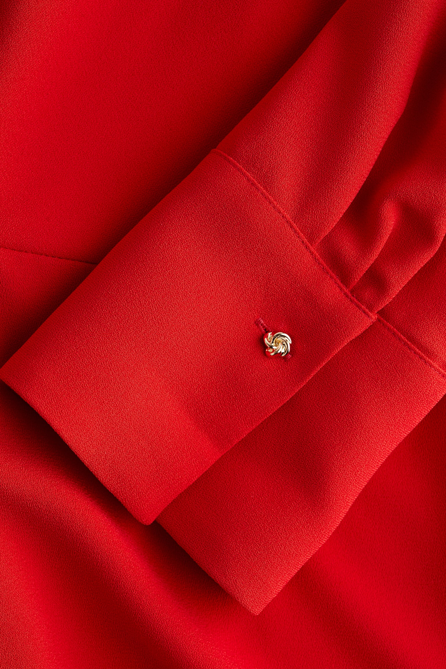 MAMA Draped dress - Red/Dark green - 6