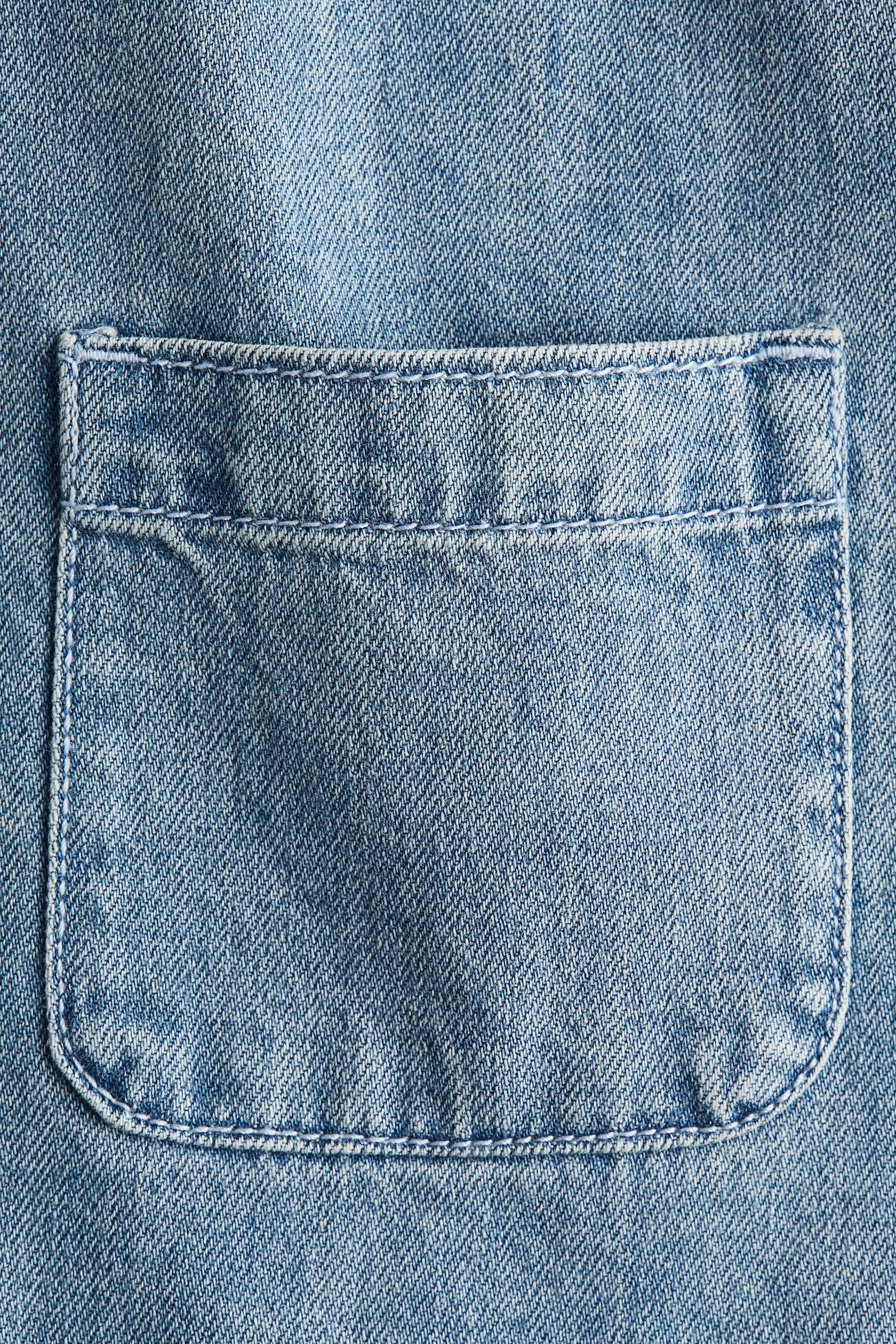 Denim shift dress - Light denim blue - 2