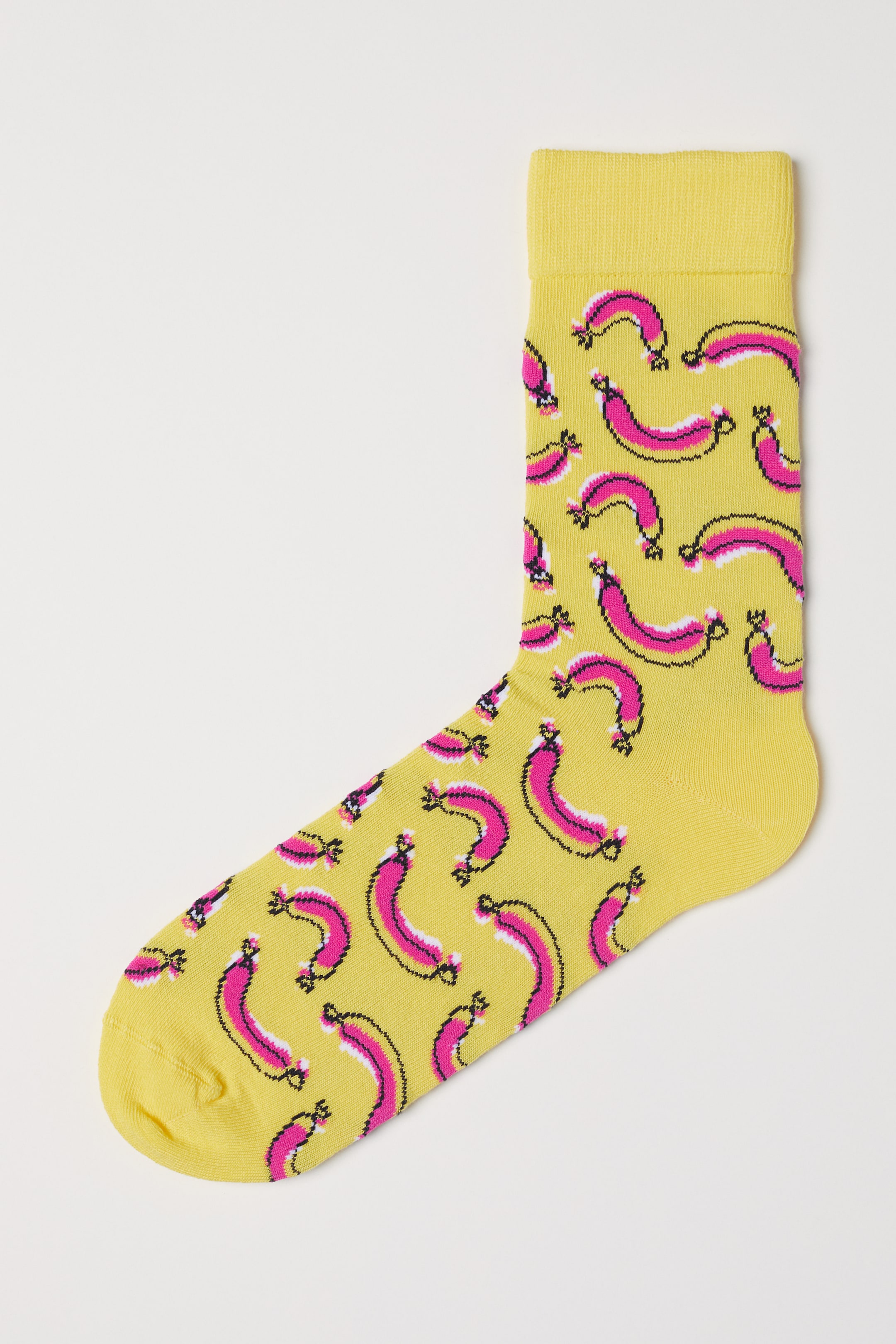 Zobraziť väčší obrázok: Žakárové ponožky - žltá/párky v rožku - MUŽI | H&M SK 1