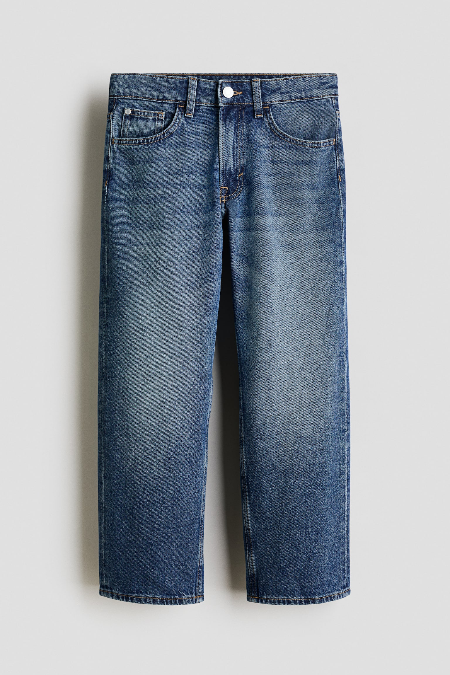 Loose Fit Jeans - Denim blue/Light denim blue/Dark denim blue/Light denim blue/Denim black/Light gray/Denim blue - 1