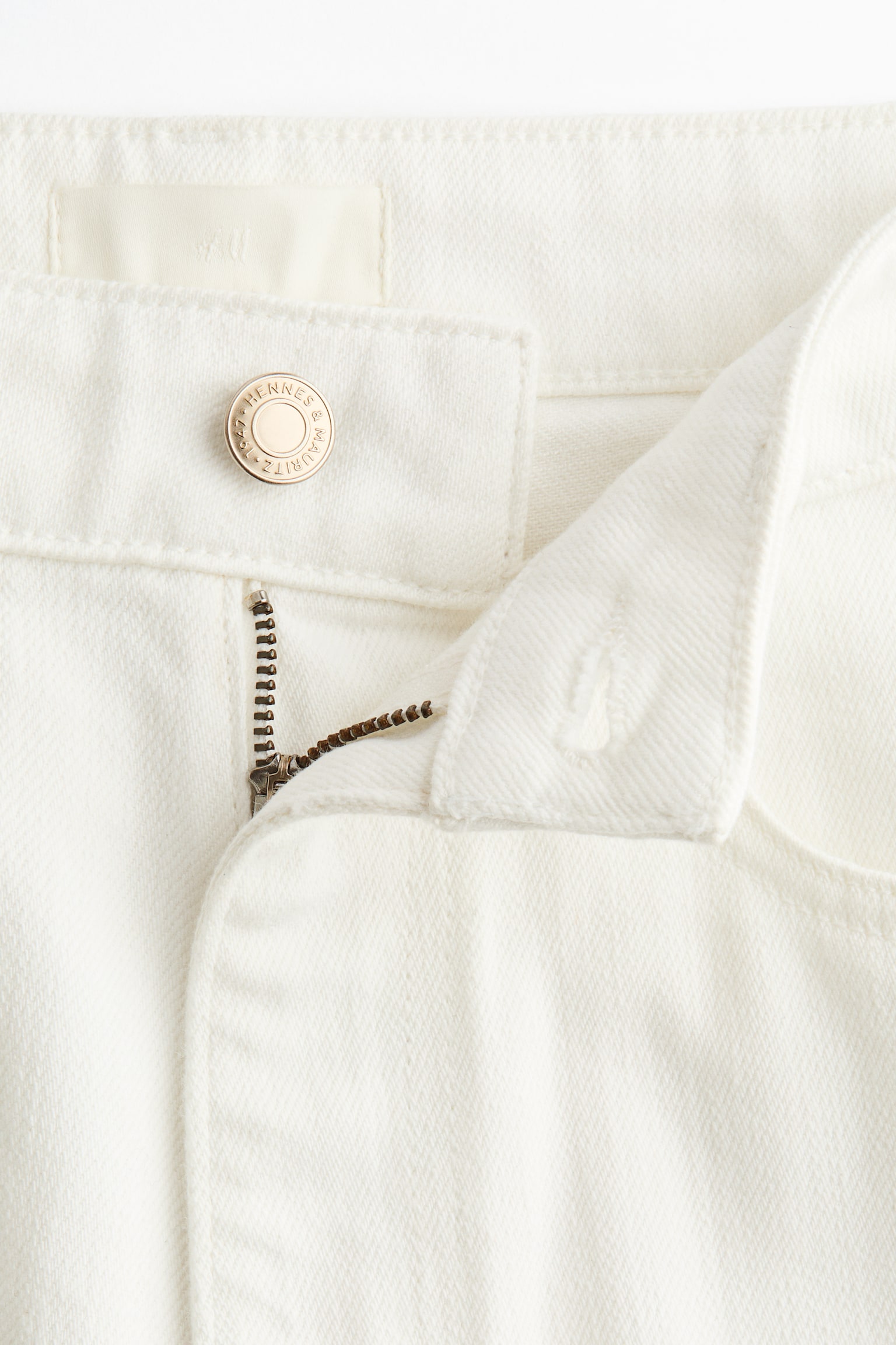 Wide High Jeans - Bílá/Světlý denim blue/Denim blue/Sepraná černá/Tmavě zelená/Denim blue - 4