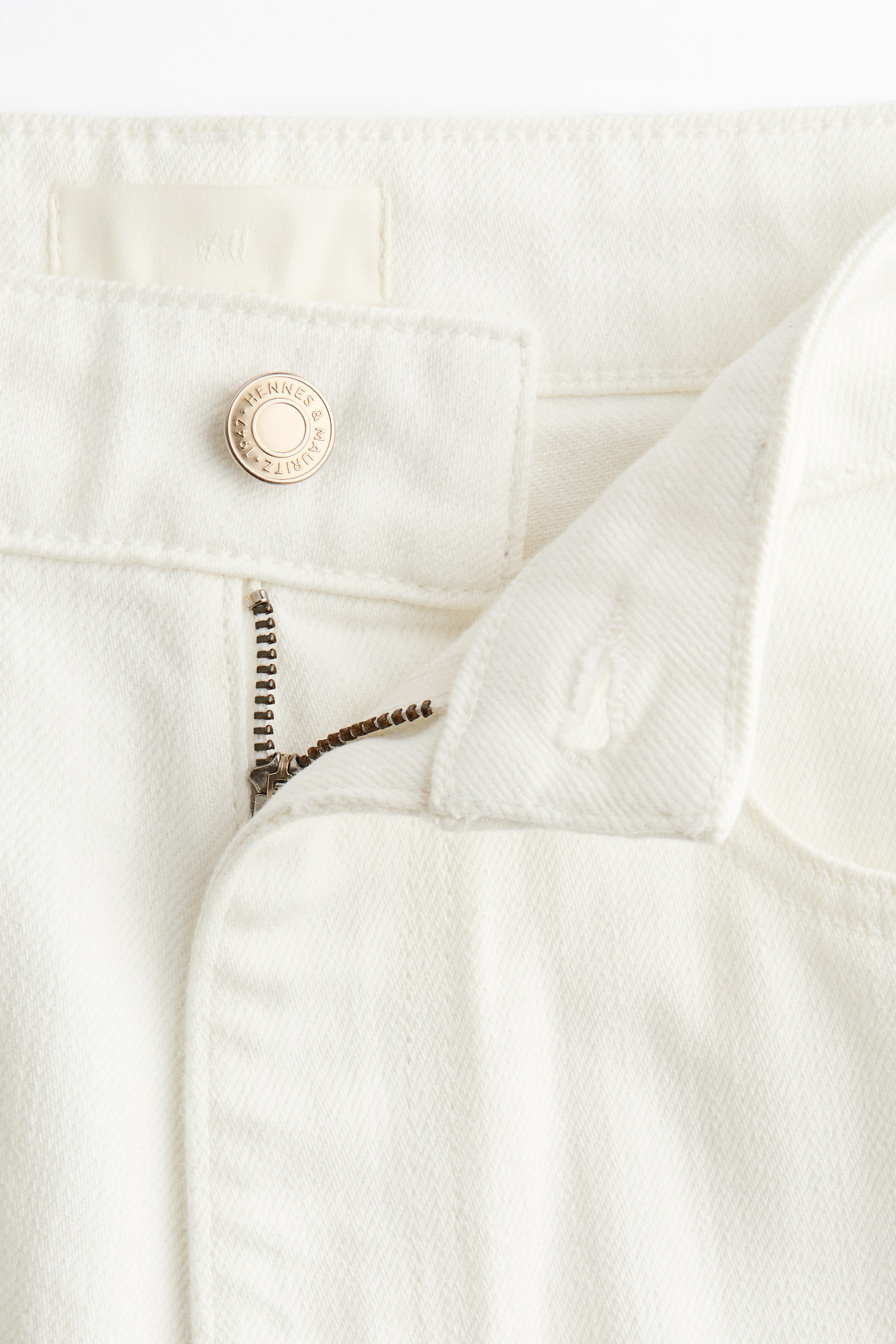 Jean large taille haute