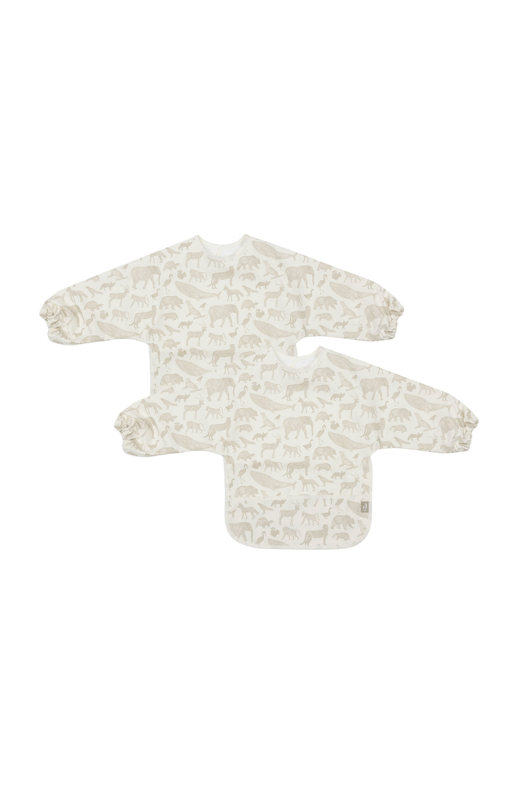 Bavoir À Manches Imperméable - 2-pack - Animals/olive Green/Miffy & Snuffy/olive Green/Miffy & Snuffy/nougat