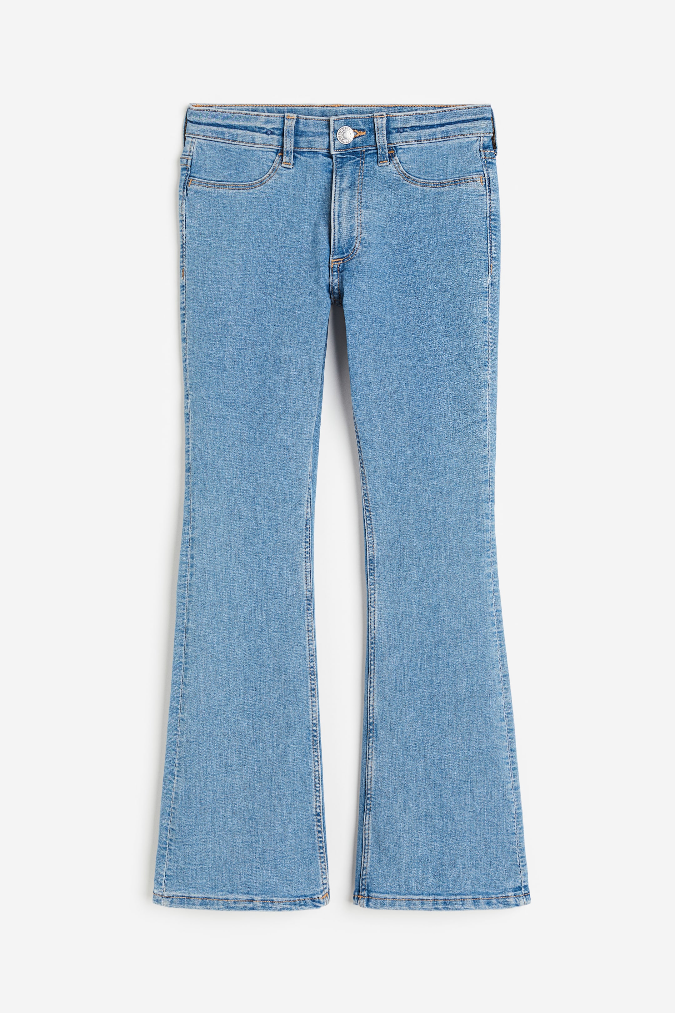 Flared Leg Low Jeans