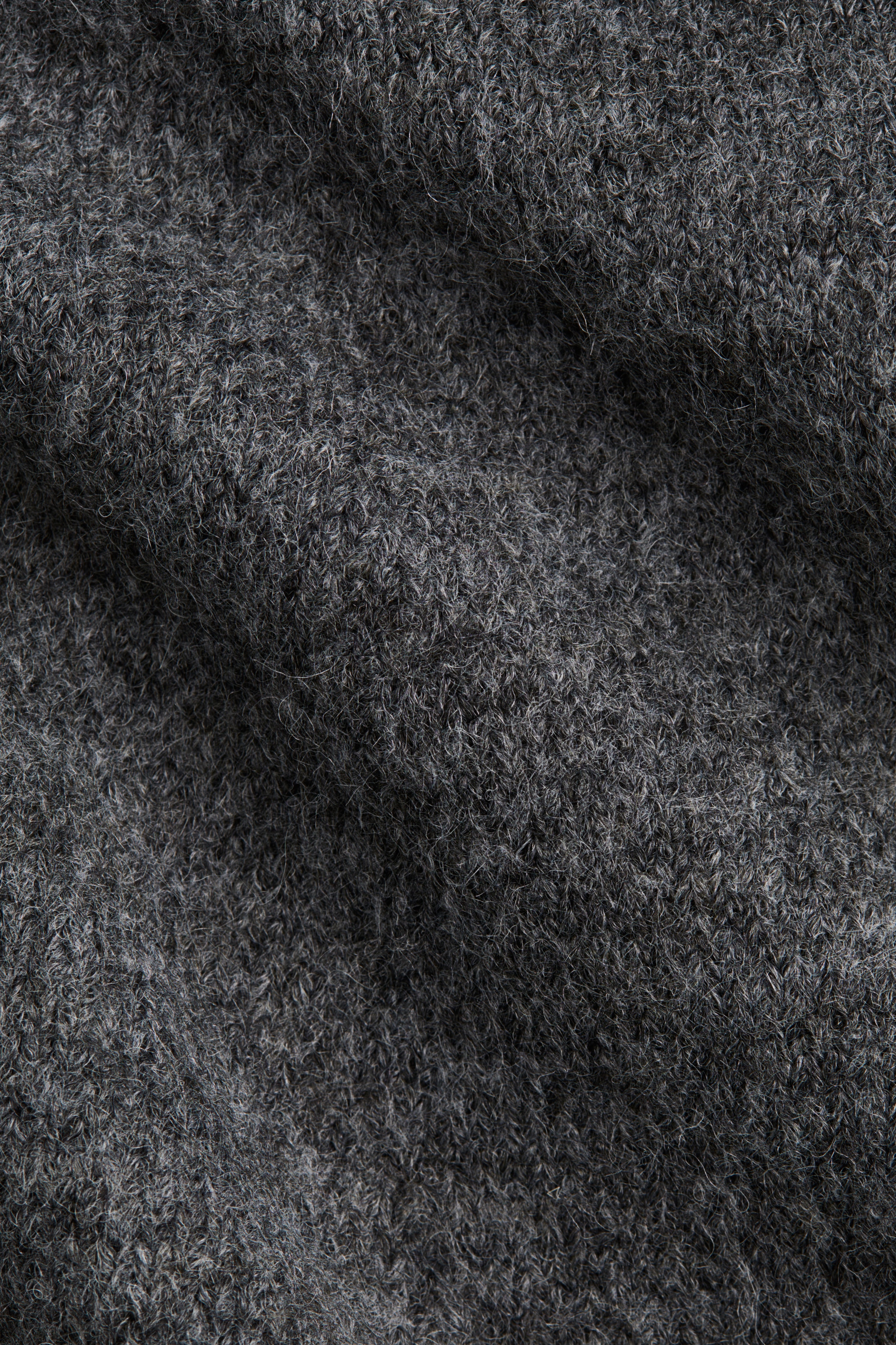 Knitted flared-skirt dress
