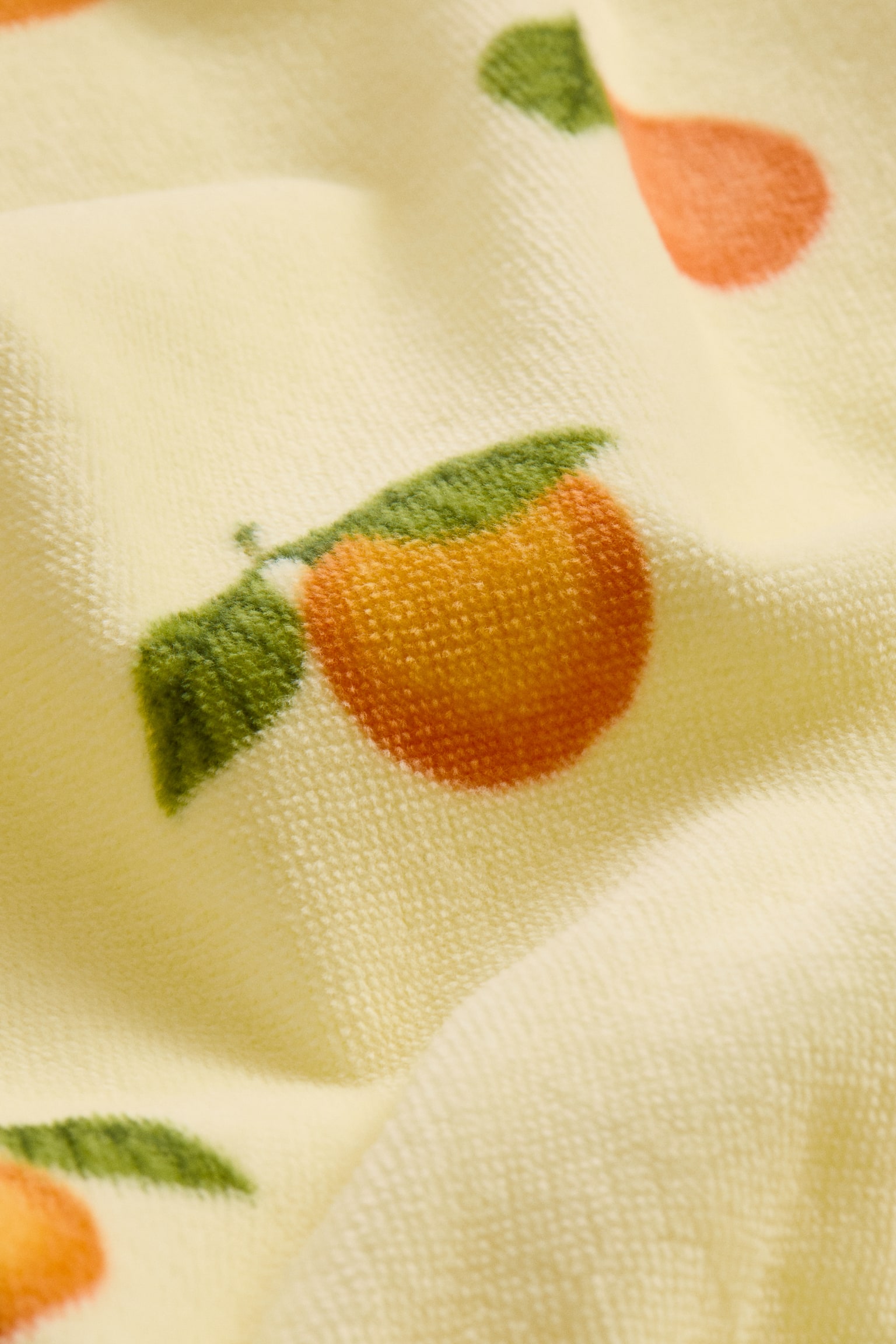 Toalla tipo capa - Amarillo claro/Naranjas - 2