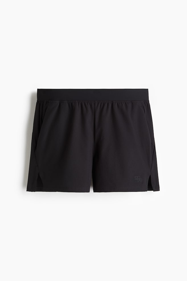 Calções de desporto curtos com DryMove™ - Preto/Preto/Padrão/Azul vivo - 1