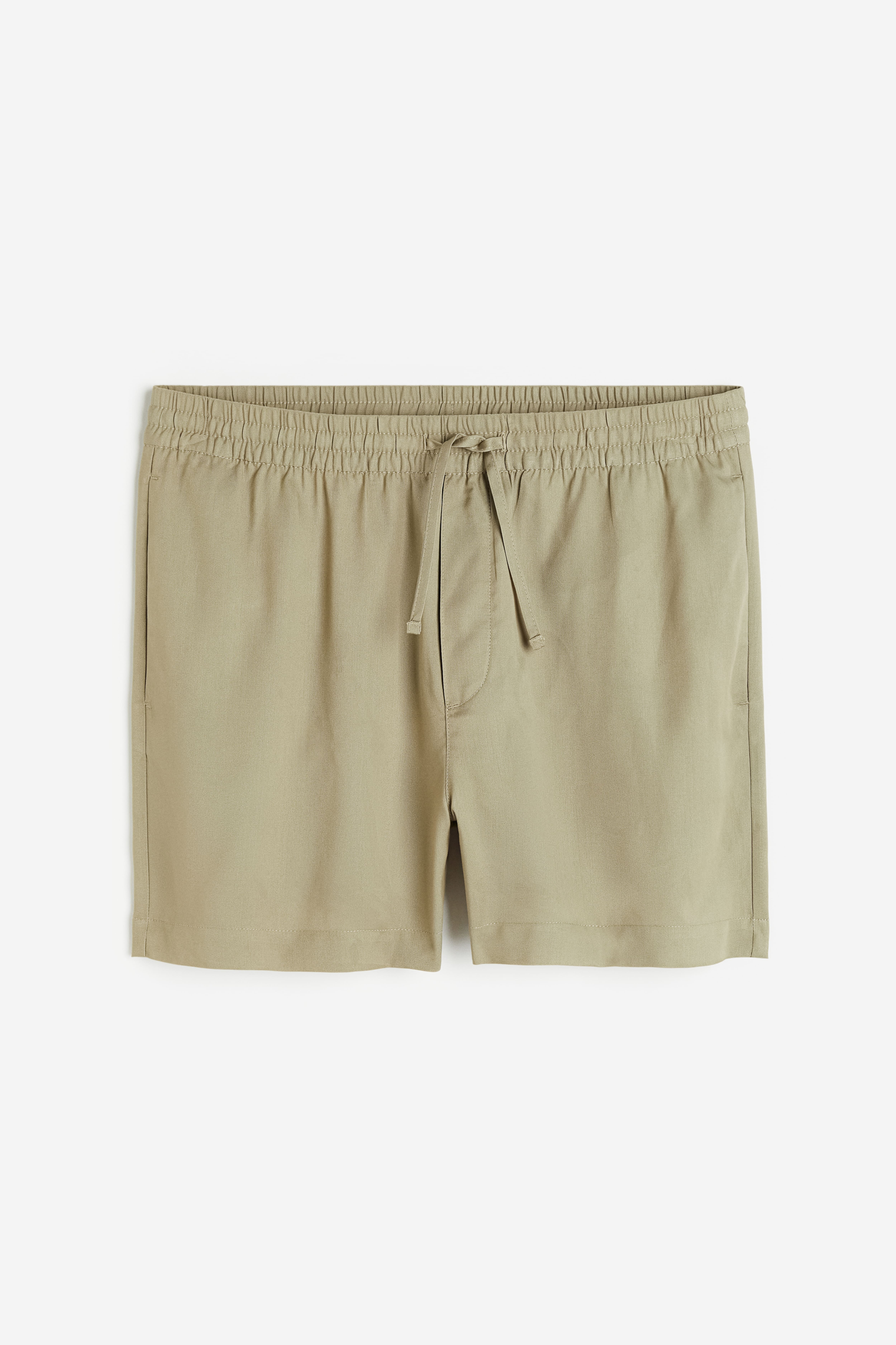 Regular Fit Lyocell Shorts Sage green Men H M CA