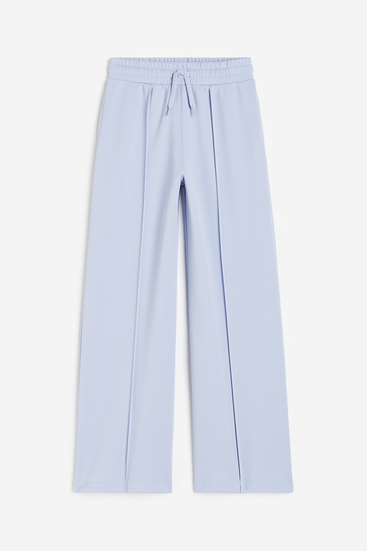 Wide track pants - Regular waist - Long - Light blue - Kids | H&M GB