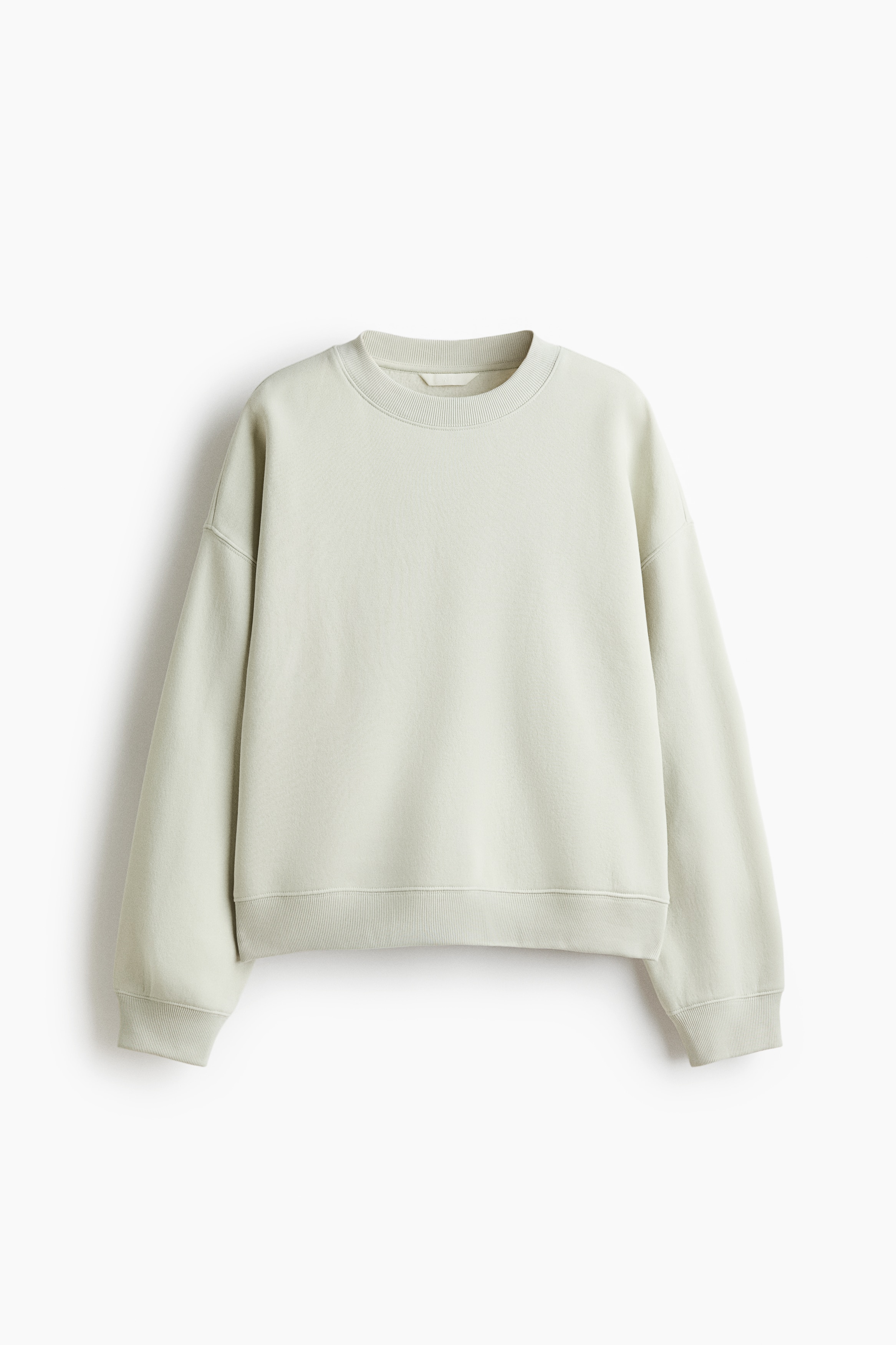 Loose-Fit Sweatshirt - Light dusty green/Light dusty blue/Dark purple