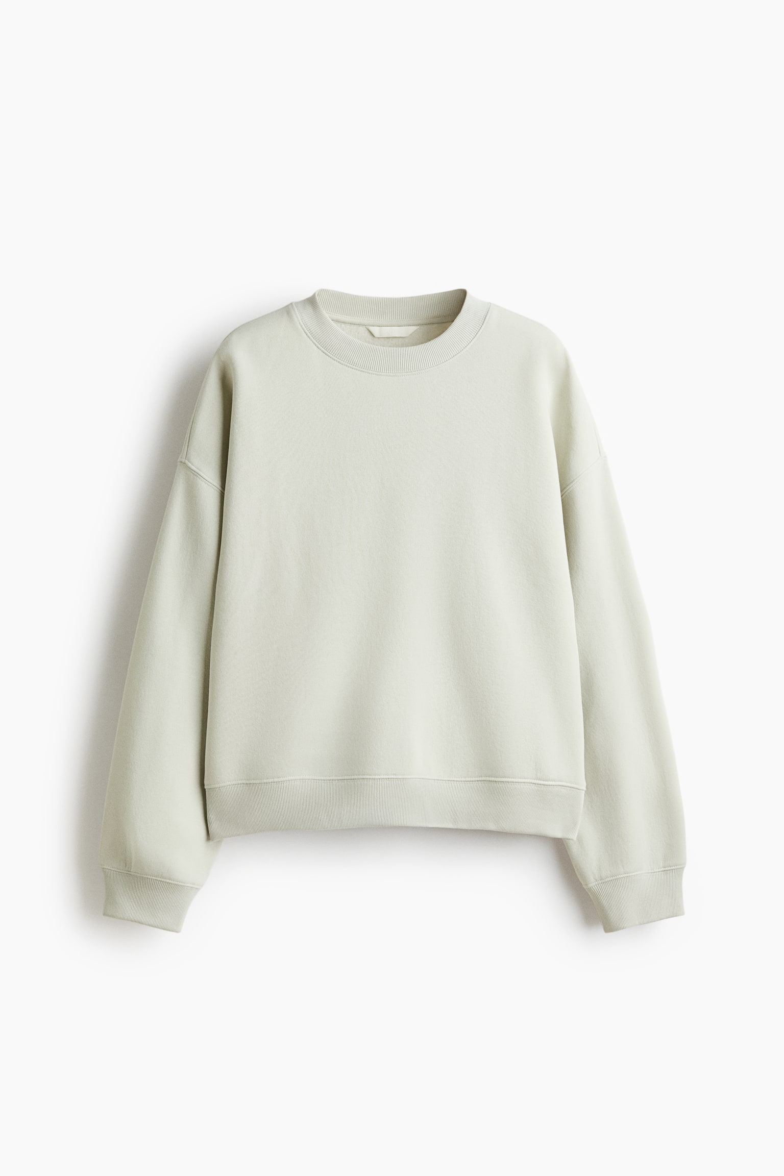 Loose-Fit Sweatshirt - Light dusty green/Dark purple/Light dusty blue - 1