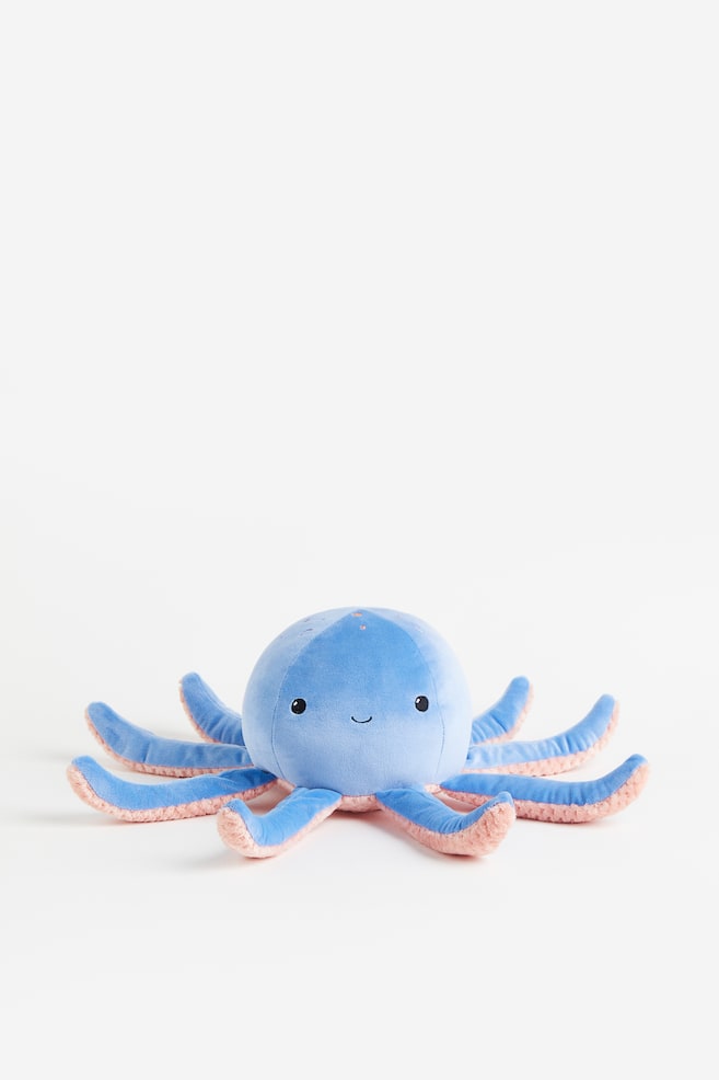 Peluche en forme de pieuvre - Bleu/pieuvre - 1