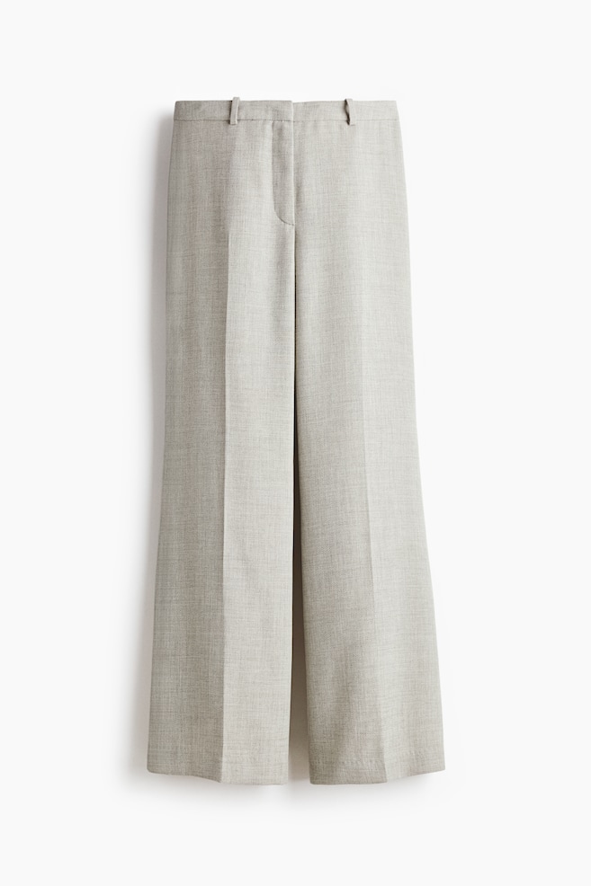 Flared trousers - Beige - 1