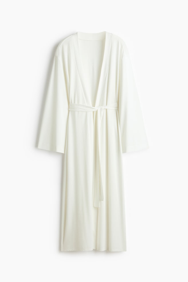 Jersey Robe - White - 1