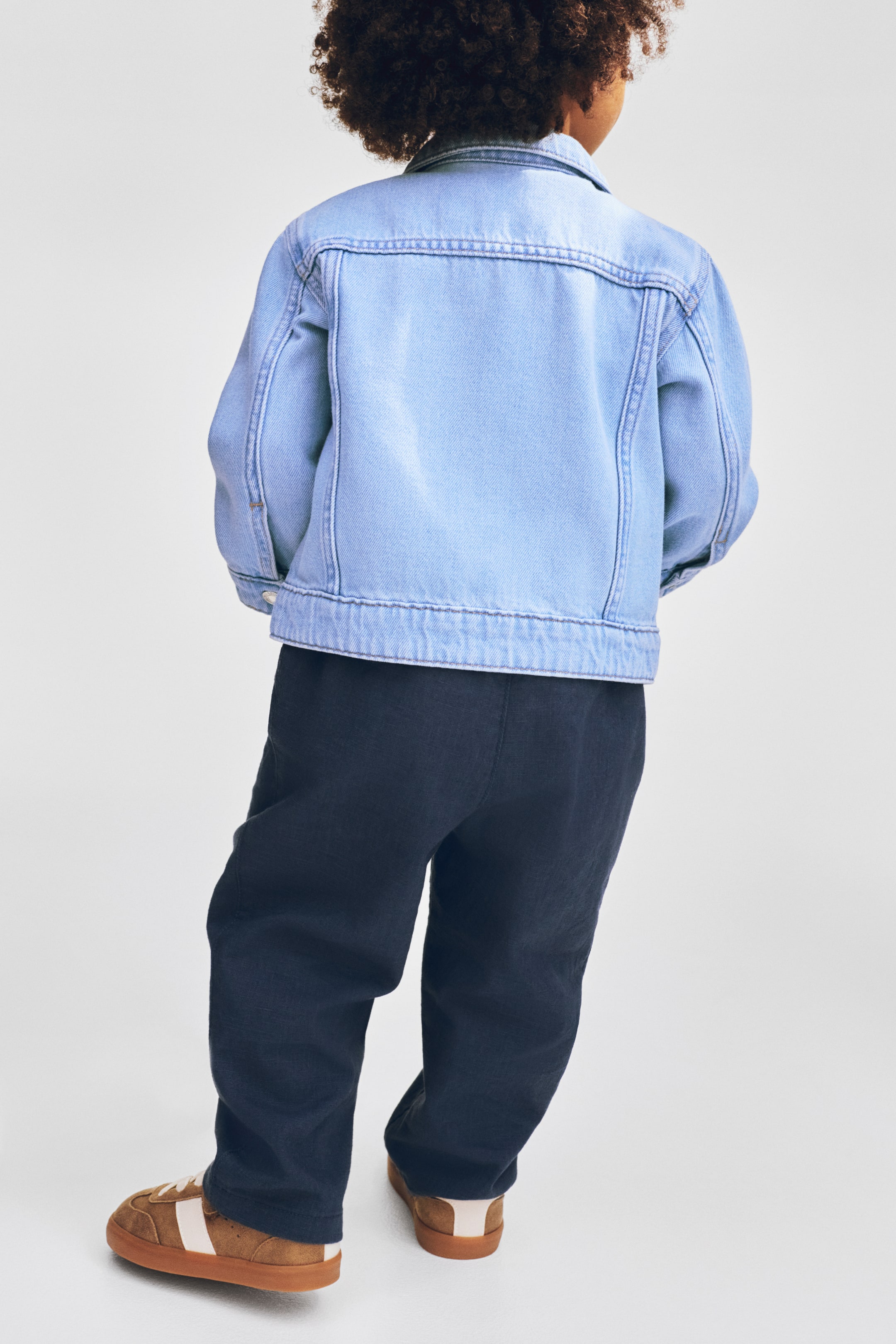 Pantalon en lin mélangé