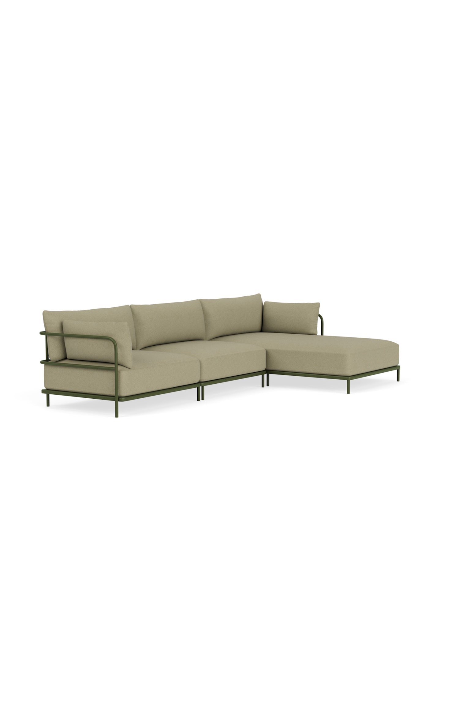 Vincent Gartensofa 4-sitzer Chaise Rechts - 3
