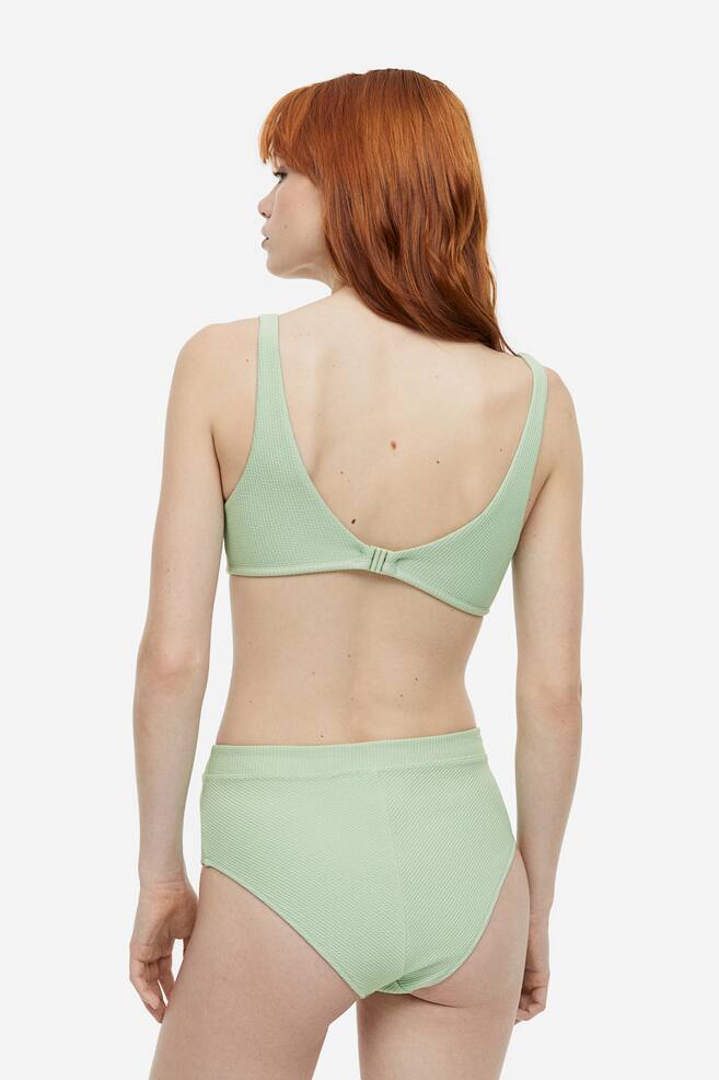 Slip bikini brazilian - Verde chiaro/Bianco/Azzurro/Bianco - 6