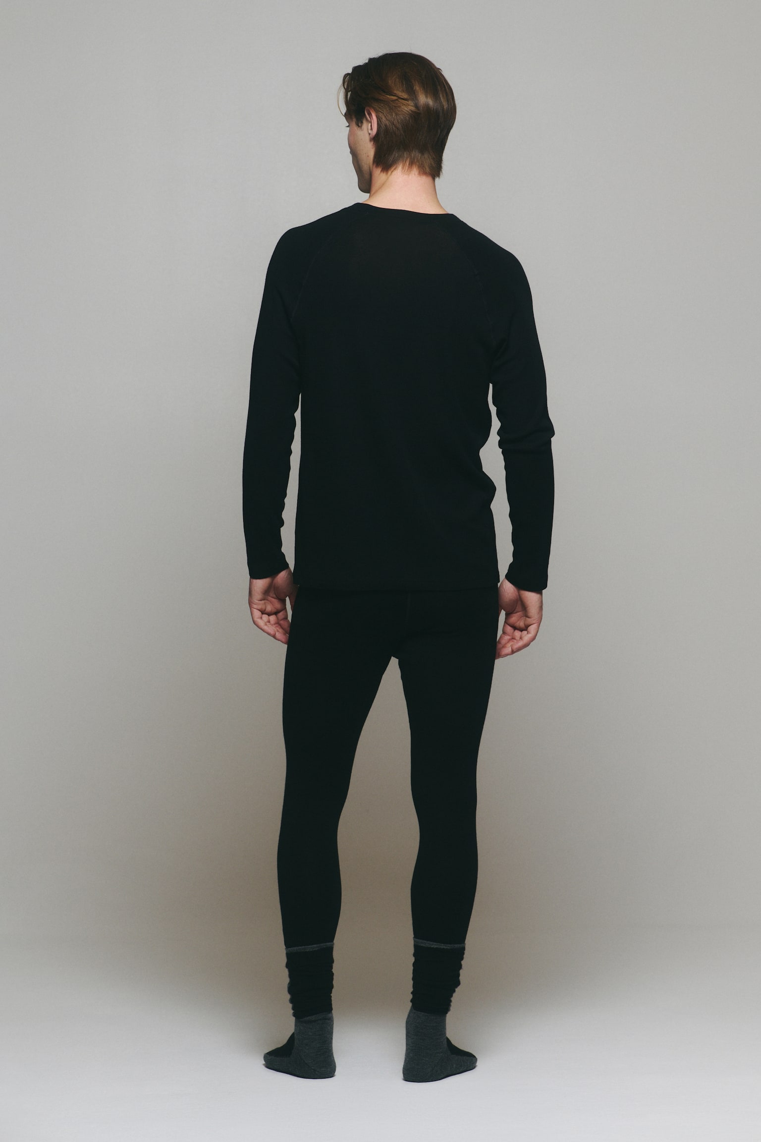 Мужские леггинсы H&M Move Wool Base-Layer Ski, цвет: Чёрный — фото 3