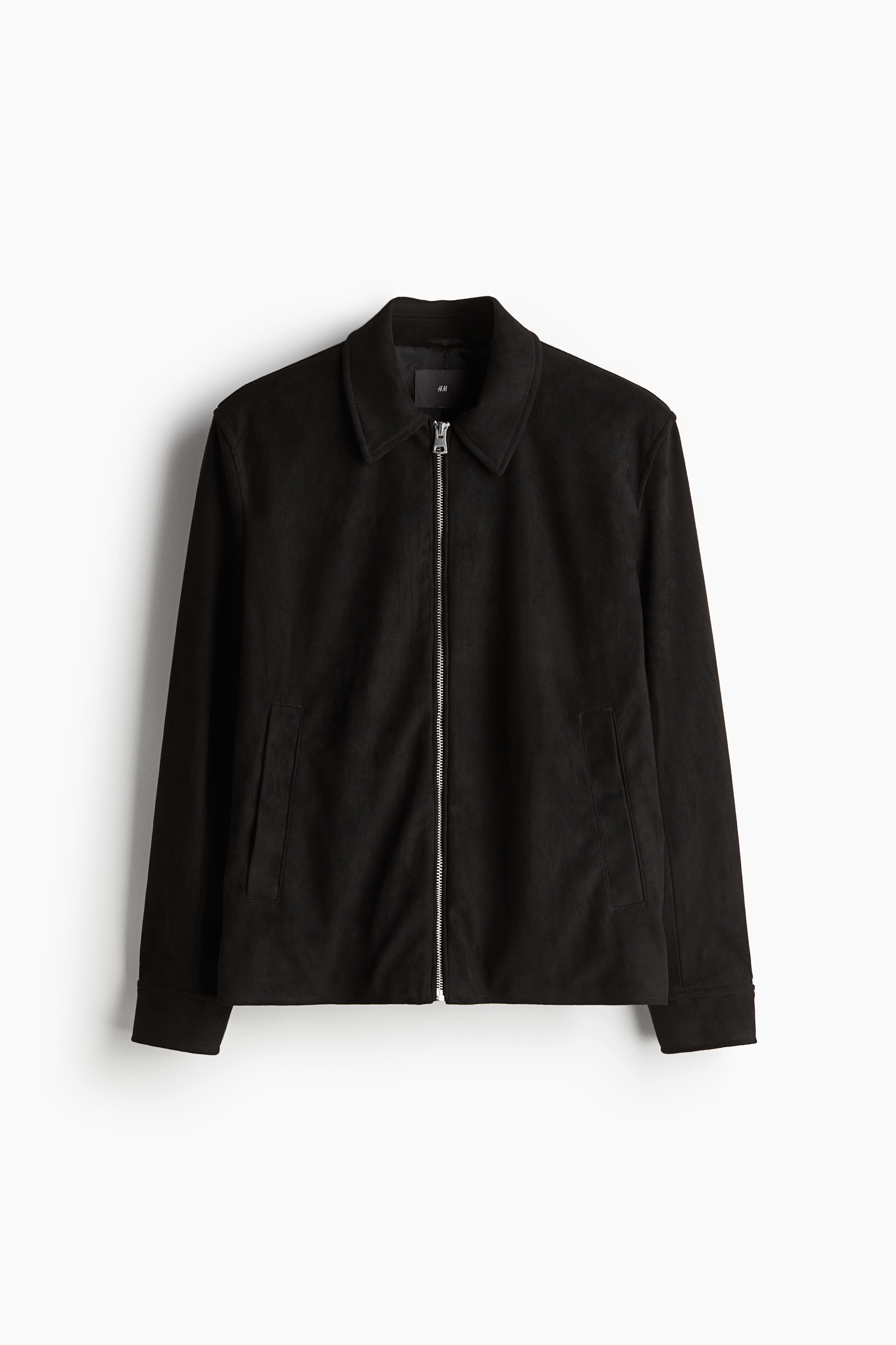 H&m black denim jacket mens best sale