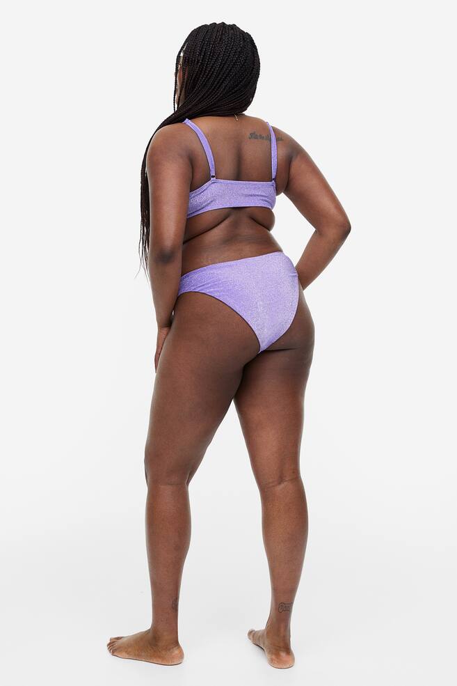 H&M+ 2-pack bikini bottoms - Purple/Black/Mint green/Patterned - 5