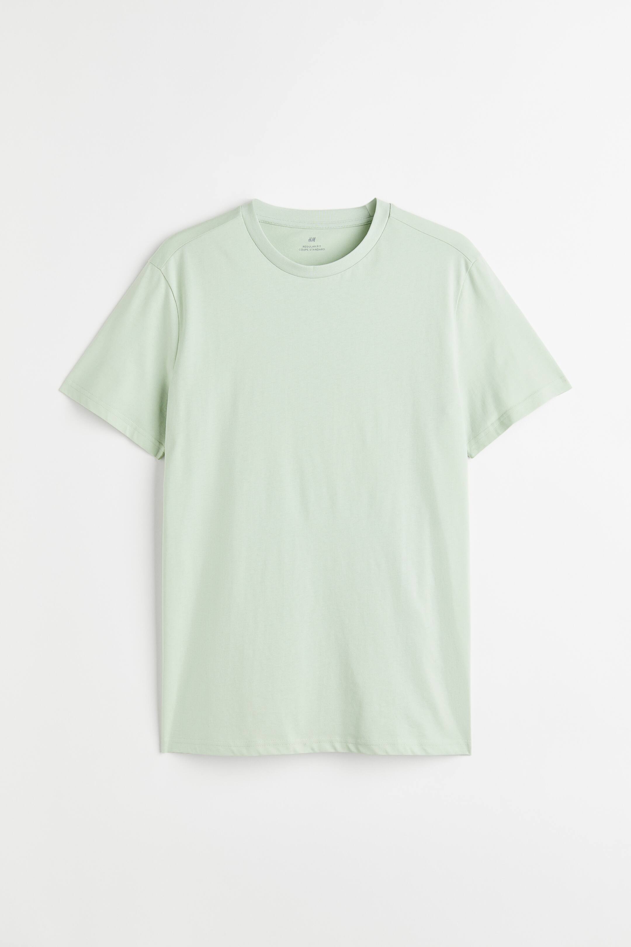 הצגת תמונה גדולה יותר: טישירט Regular Fit - ירוק מנטה - Men | H&M IL 1