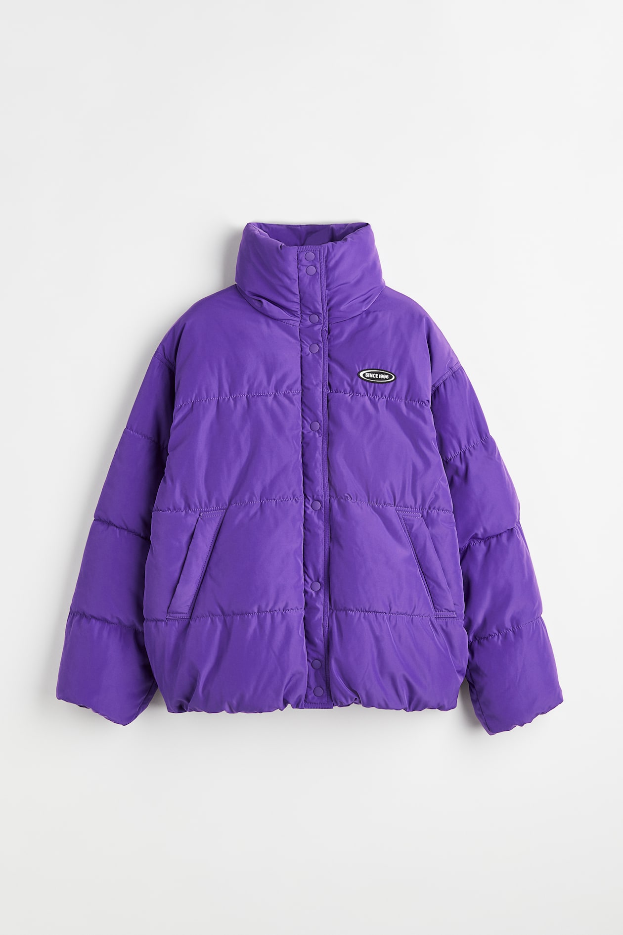 Puffer Jacket - Long sleeve - Regular length - Purple - Ladies | H&M US